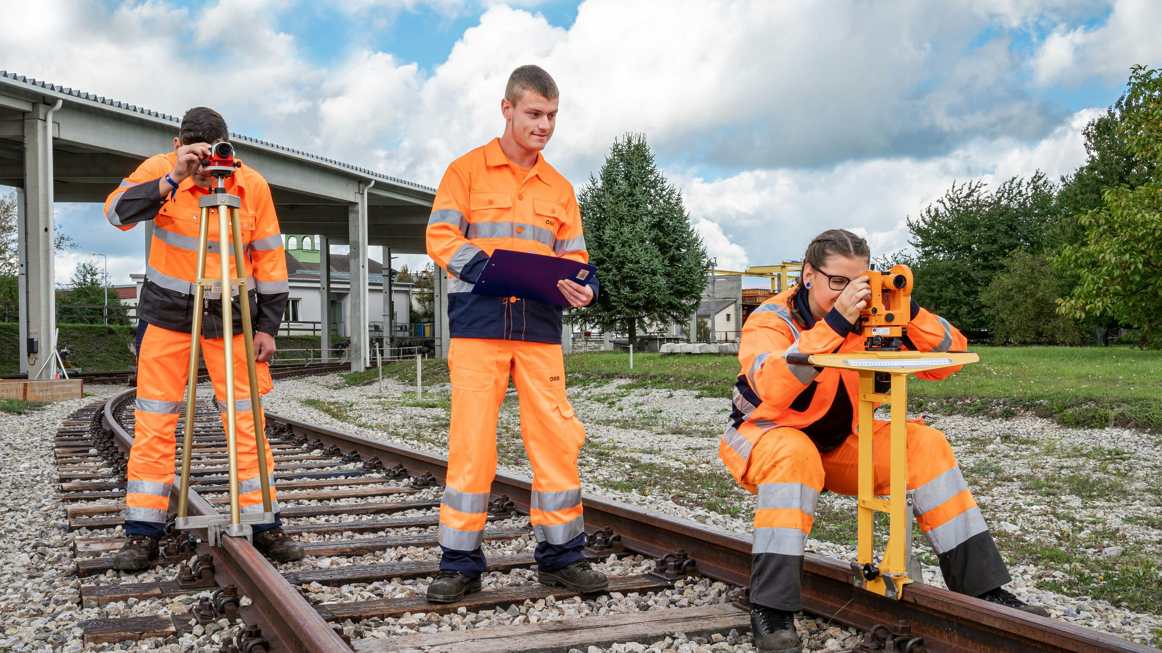 Die Gleisbautechnik ist für viele interessant.