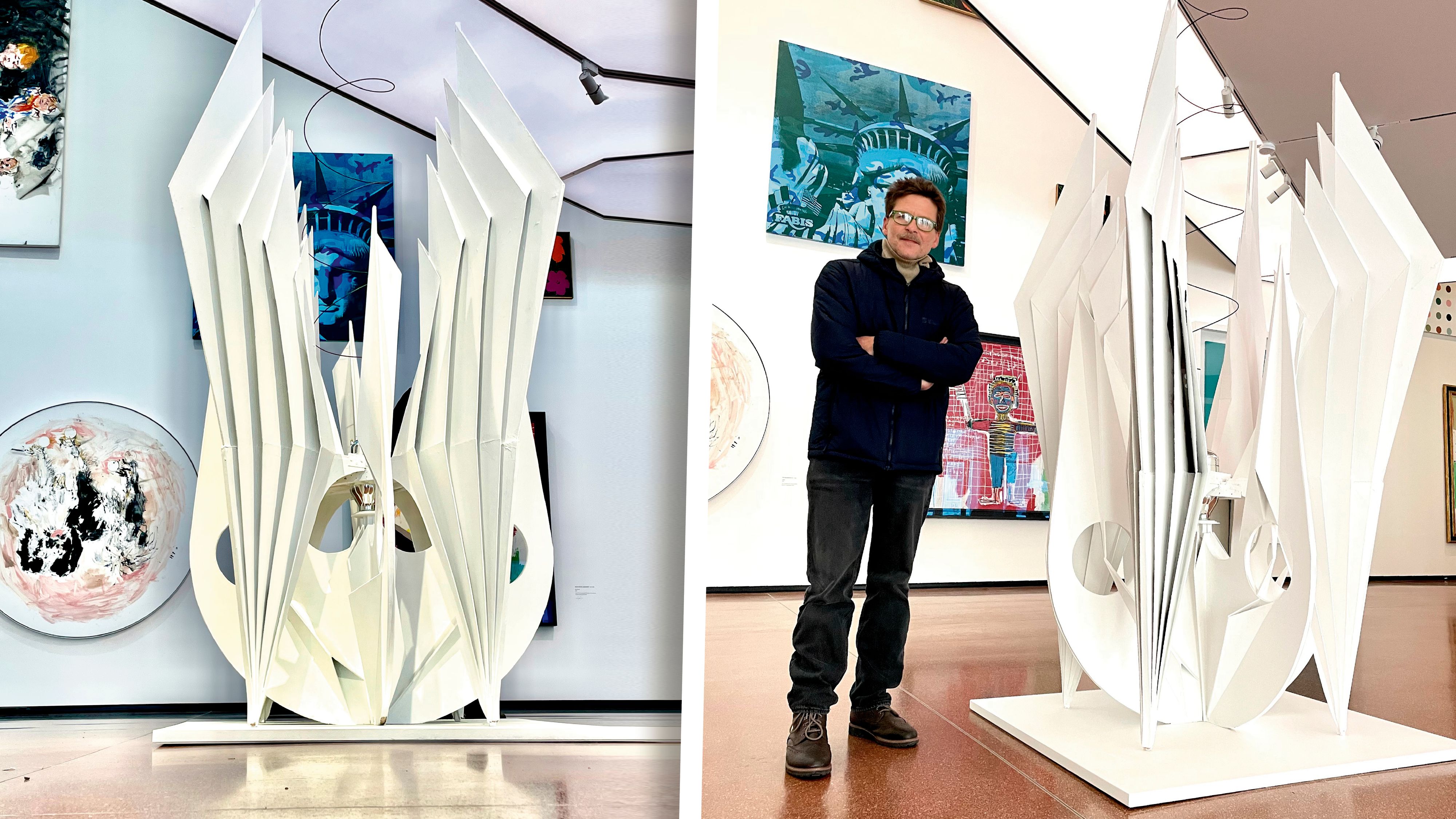 Tillmann Kaiser ist der Künstler der Installation