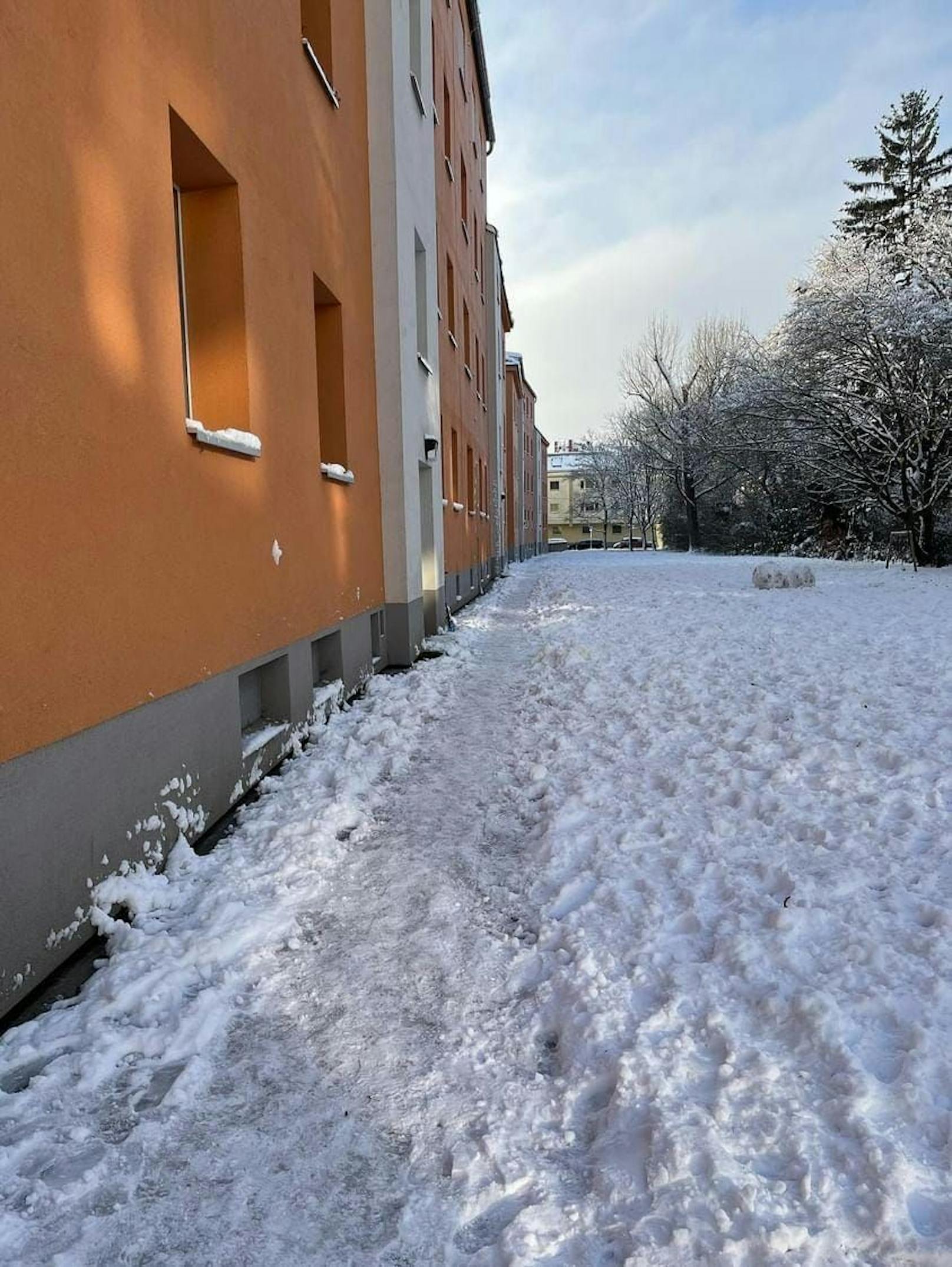 Glateisgefahr in Wien