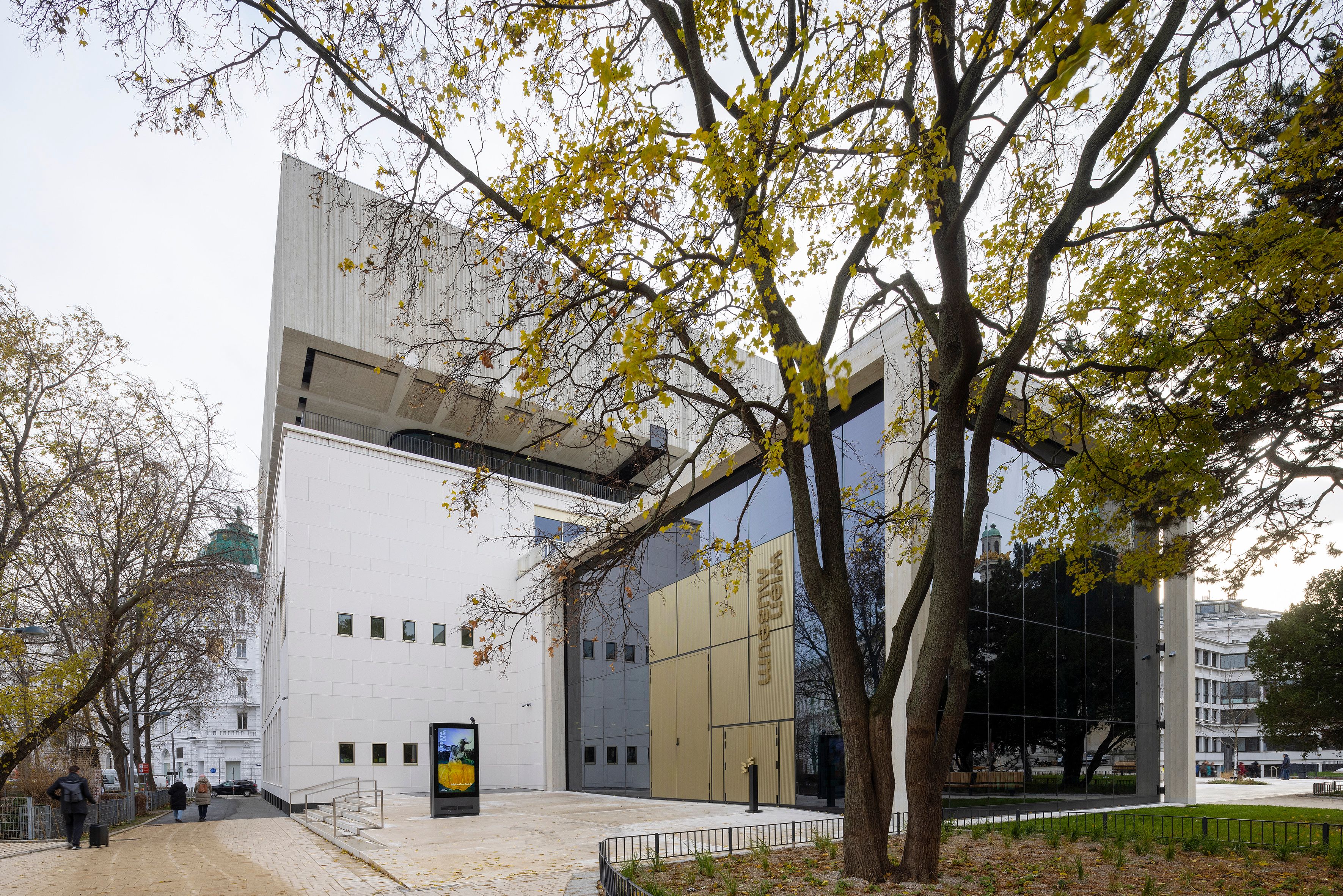 Das neue Wien Museum am Wiener Karlsplatz eröffnet am 6. Dezember.