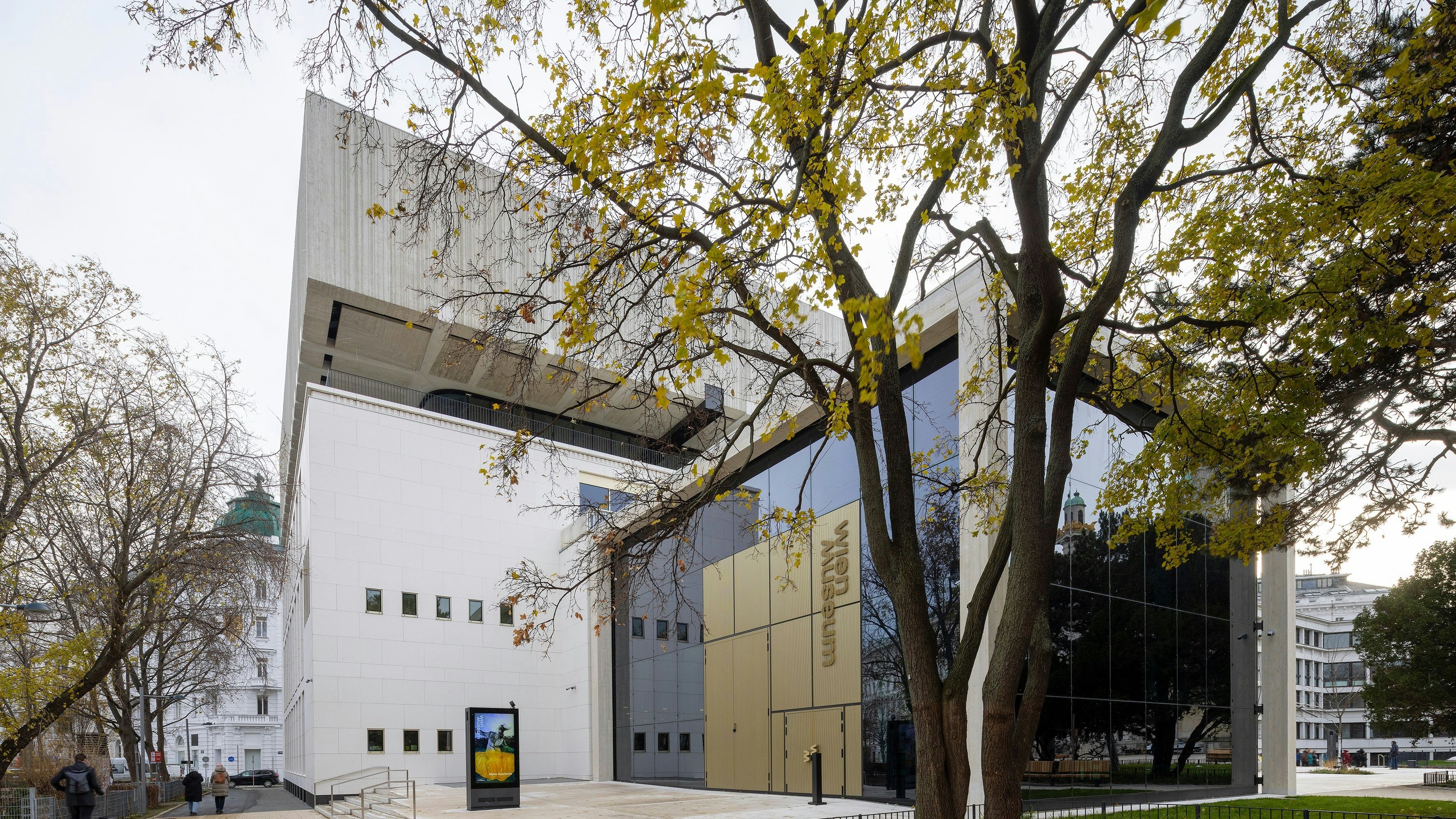 Das neue Wien Museum am Wiener Karlsplatz eröffnet am 6. Dezember.