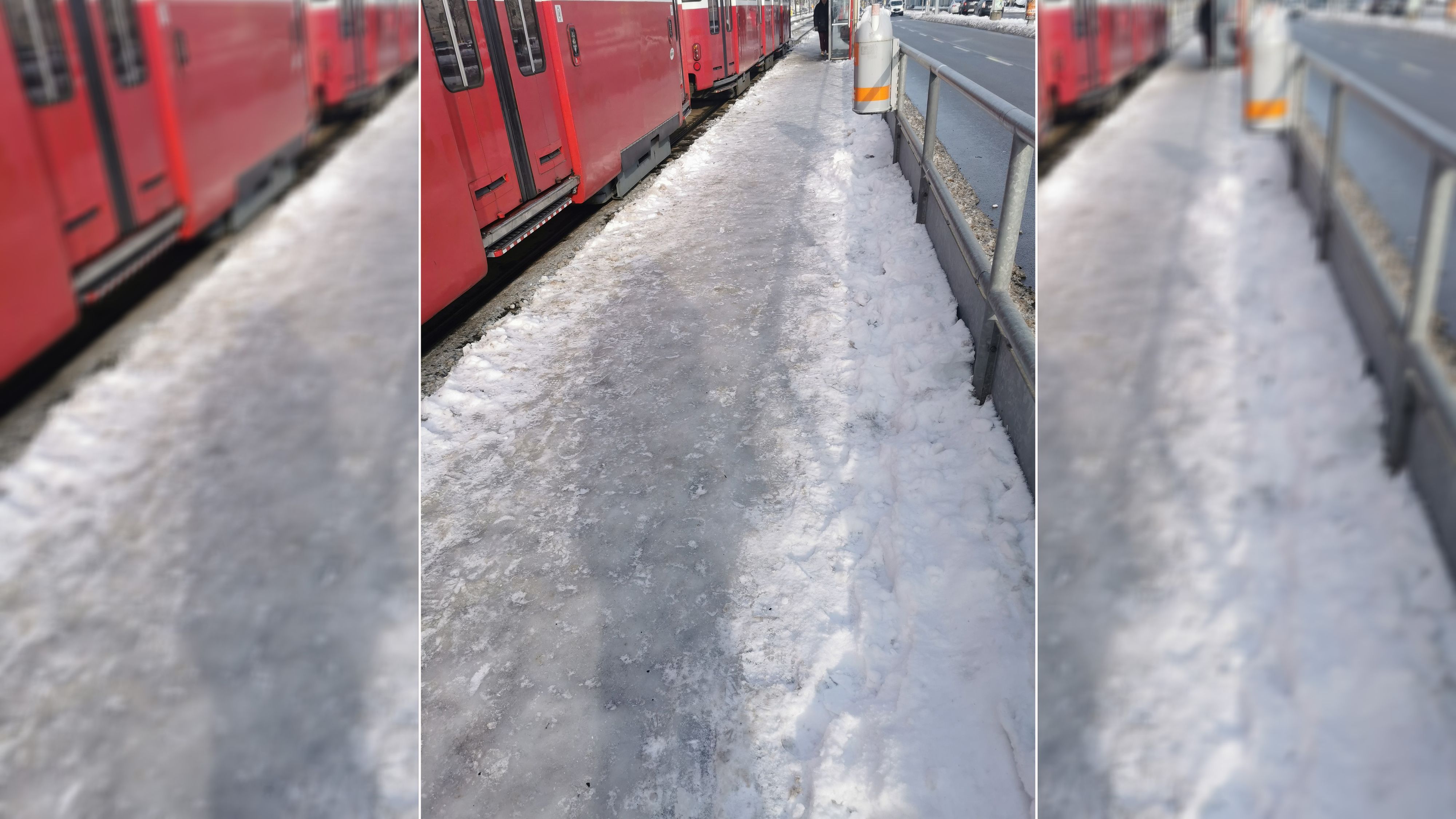In der Brünner Straße hatten Eiskunstläufer einen klaren Vorteil.