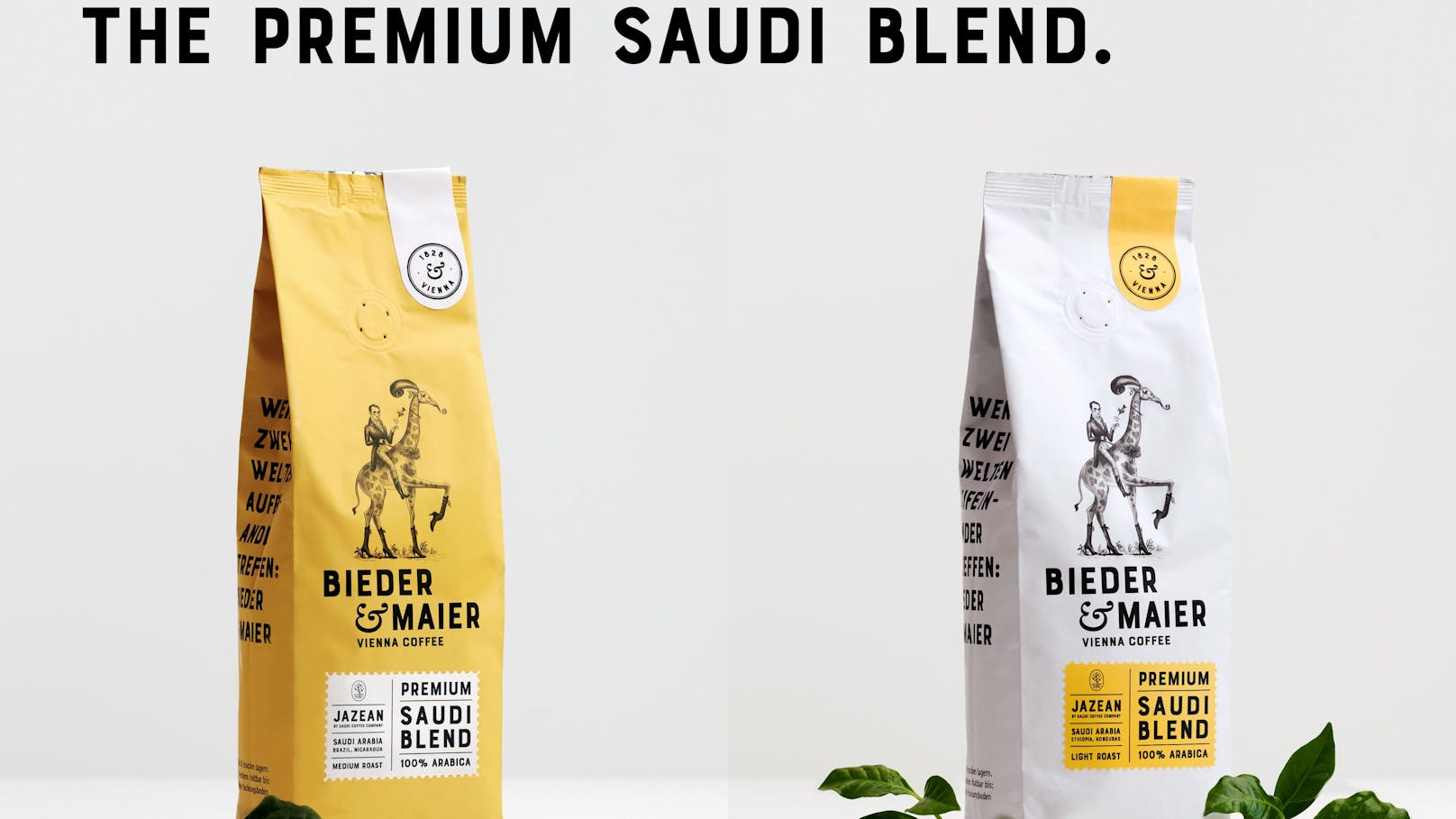 in Zusammenarbeit zwischen Wien und Saudi Arabien entsteht eine neue Sorte Kaffee von Bieder & Maier.