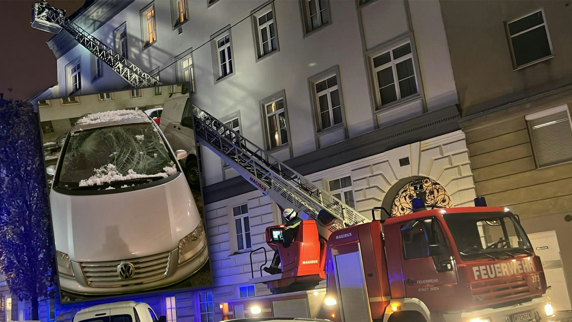 Feuerwehreinsatz in Wien-Margareten