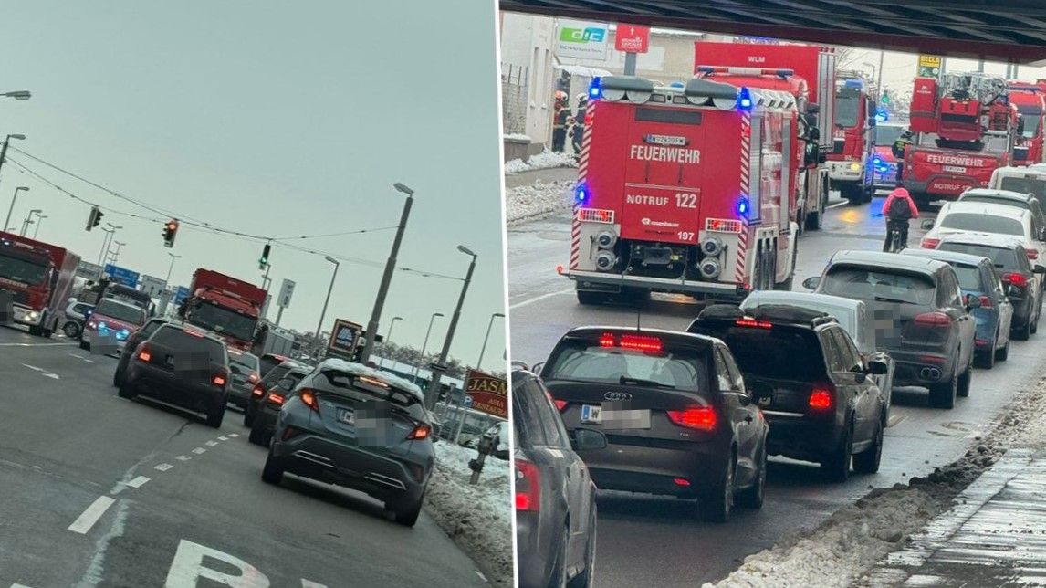 In der Breitenleer Straße ging zeitweise nichts mehr.