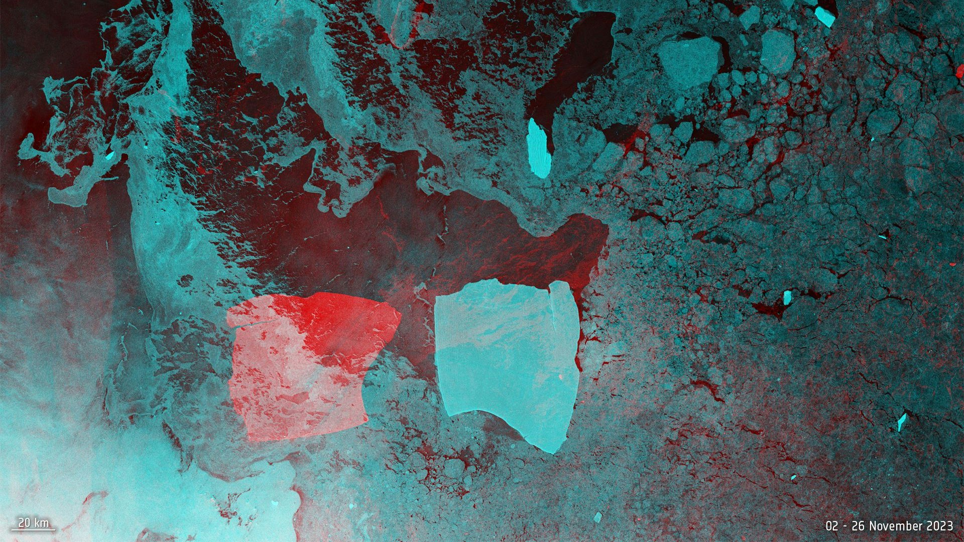 Like most icebergs from the Weddell sector, A23a is likely to end up in the South Atlantic on a path called iceberg alley.Covering around 4000 sq km, more than four times the size of New York city, and around 400 m thick, A23a is currently the world’s biggest iceberg.