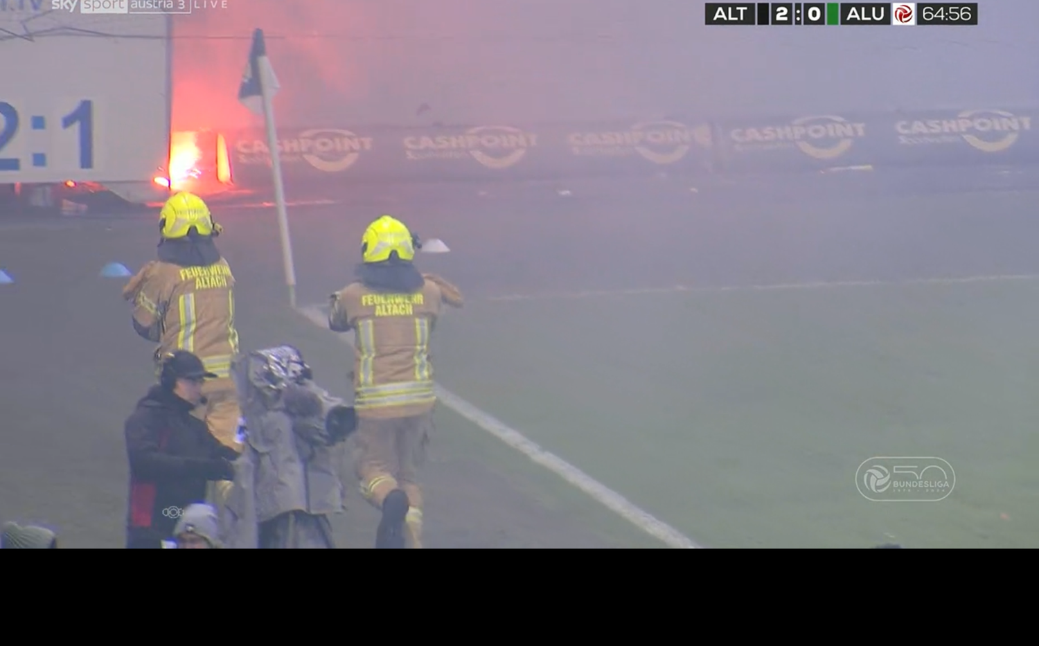 Die Feuerwehr muss zum Lustenau-Sektor ausrücken.