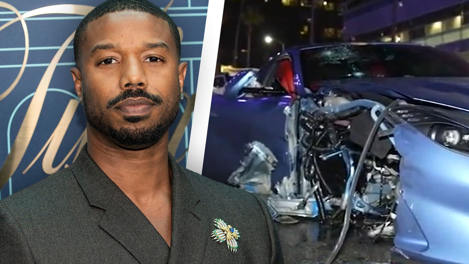 Michael B. Jordan hatte einen Unfall.