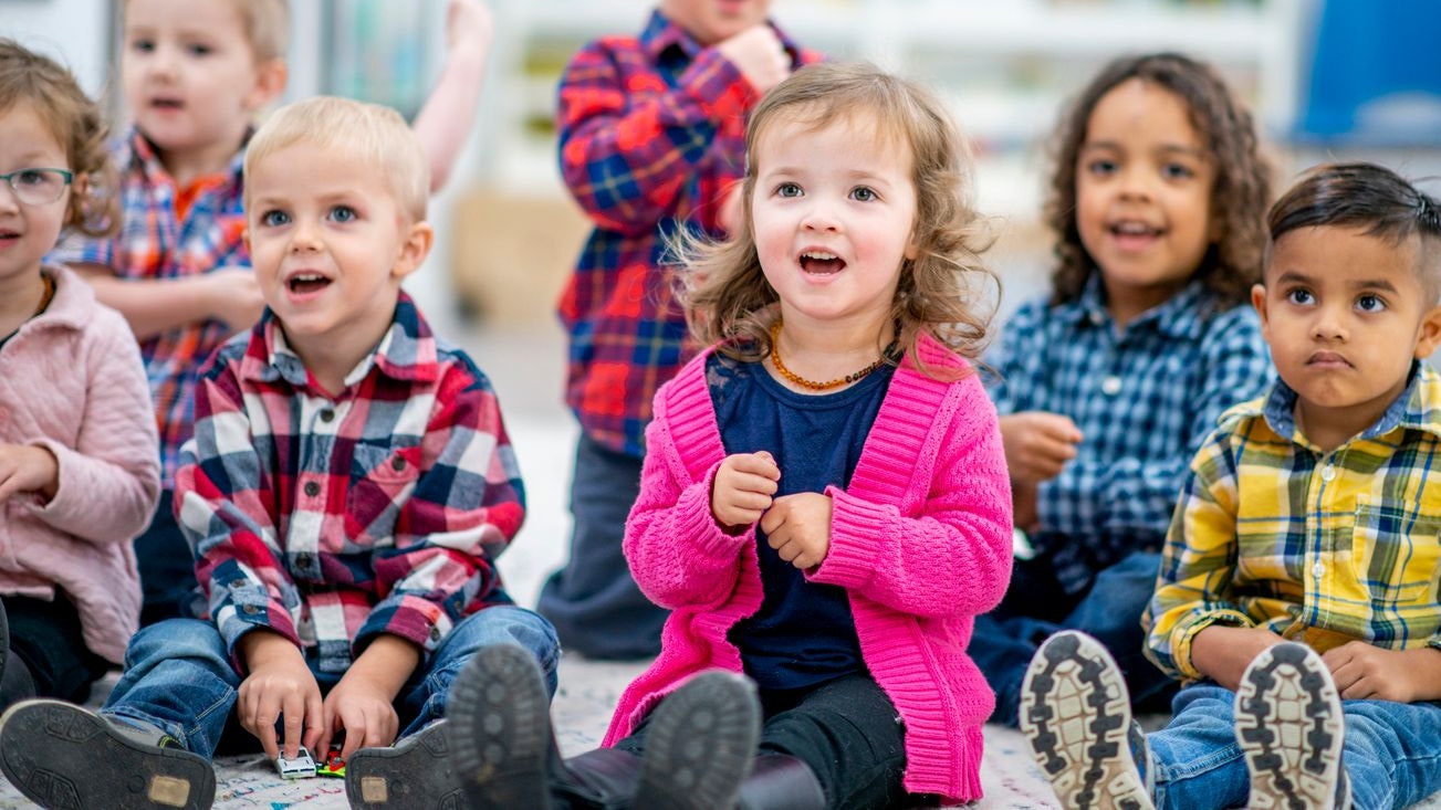 Kinder im Kindergarten