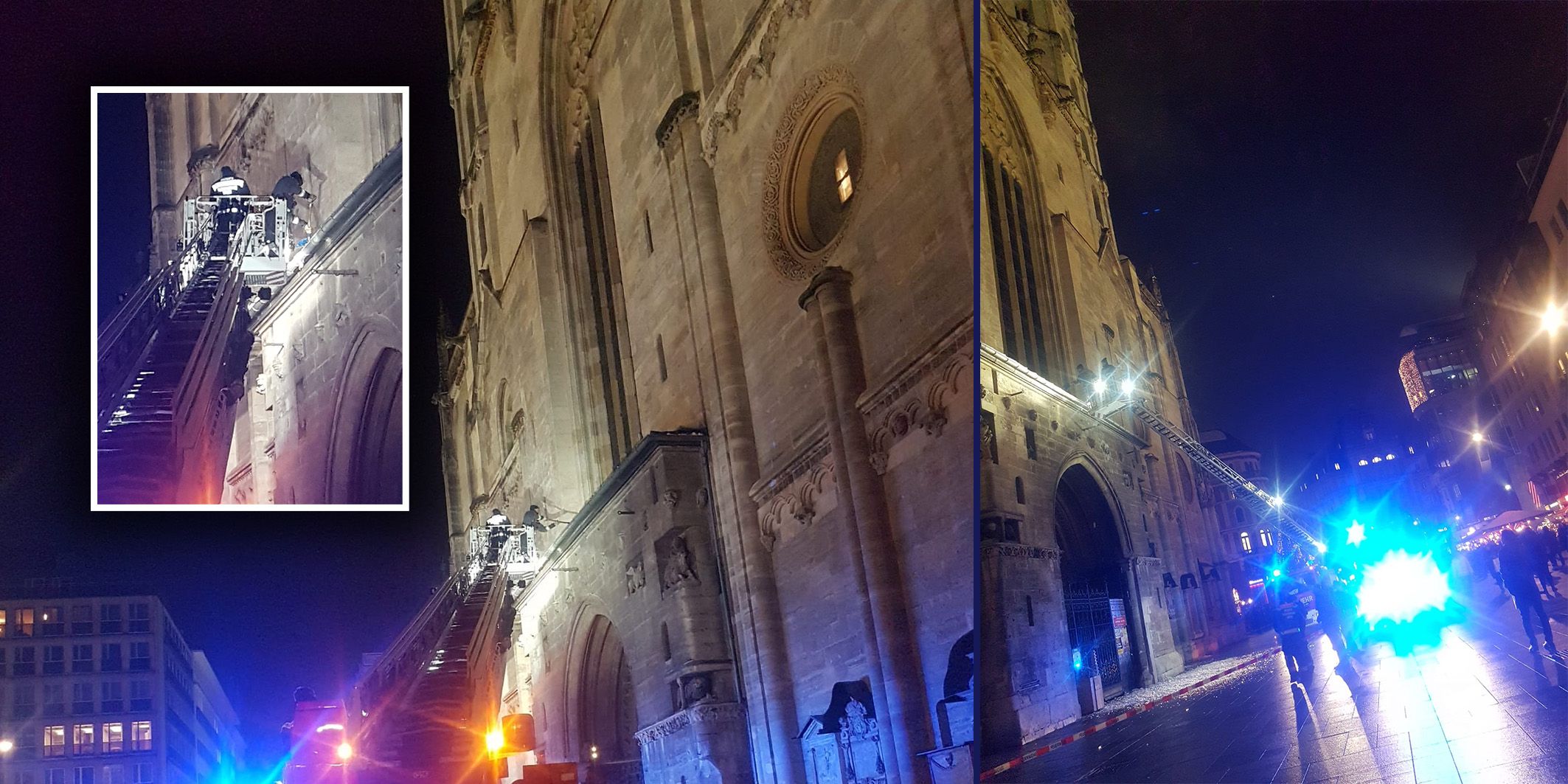 Wiener Feuerwehr erneut im Einsatz: Schneemassen und Eiszapfen müssen auch am Stephansdom beseitigt werden.