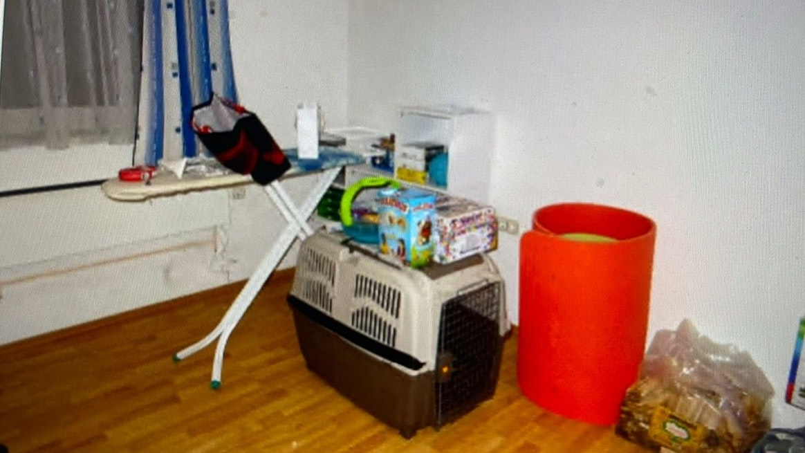 Mutter sperrte Sohn (12) in diese Hundebox in Waidhofen an der Thaya (NÖ).