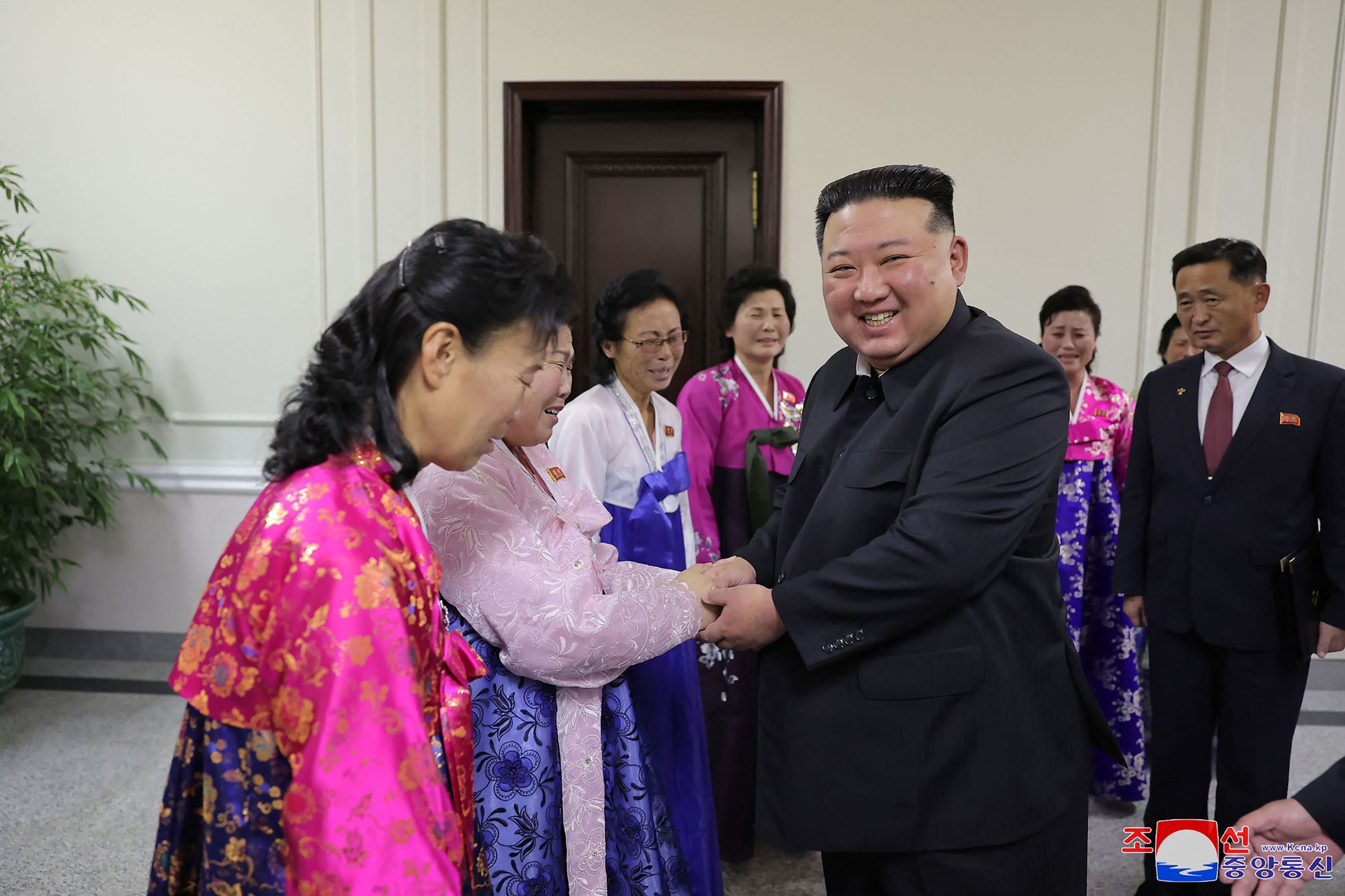 Beim diesjährigen Müttertreffen in Nordkorea gab sich Machthaber <strong>Kim Jong-un</strong> sehr volksnah.