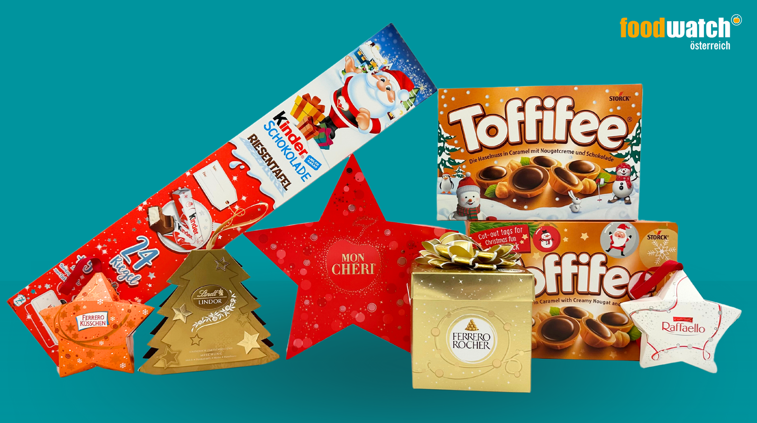 Laut einer aktuellen Erhebung sind die Weihnachtseditionen von Süßigkeiten deutlich teurer.  