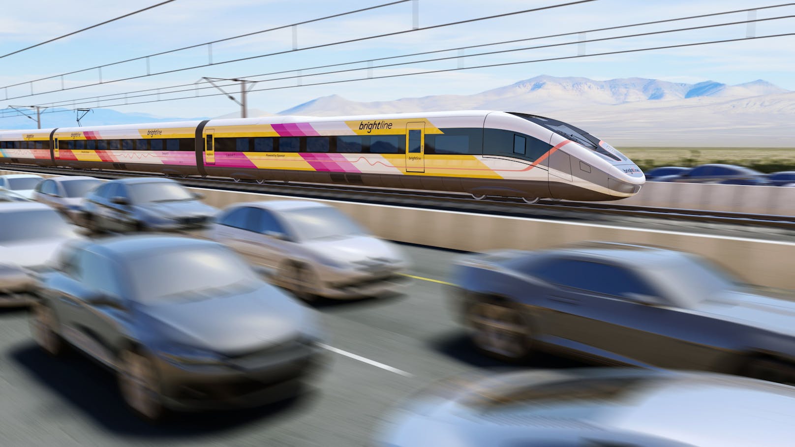 Die erste Hochgeschwindigkeitszugstrecke in den Vereinigten Staaten soll 2028 zwischen Las Vegas und Los Angeles eröffnet werden.