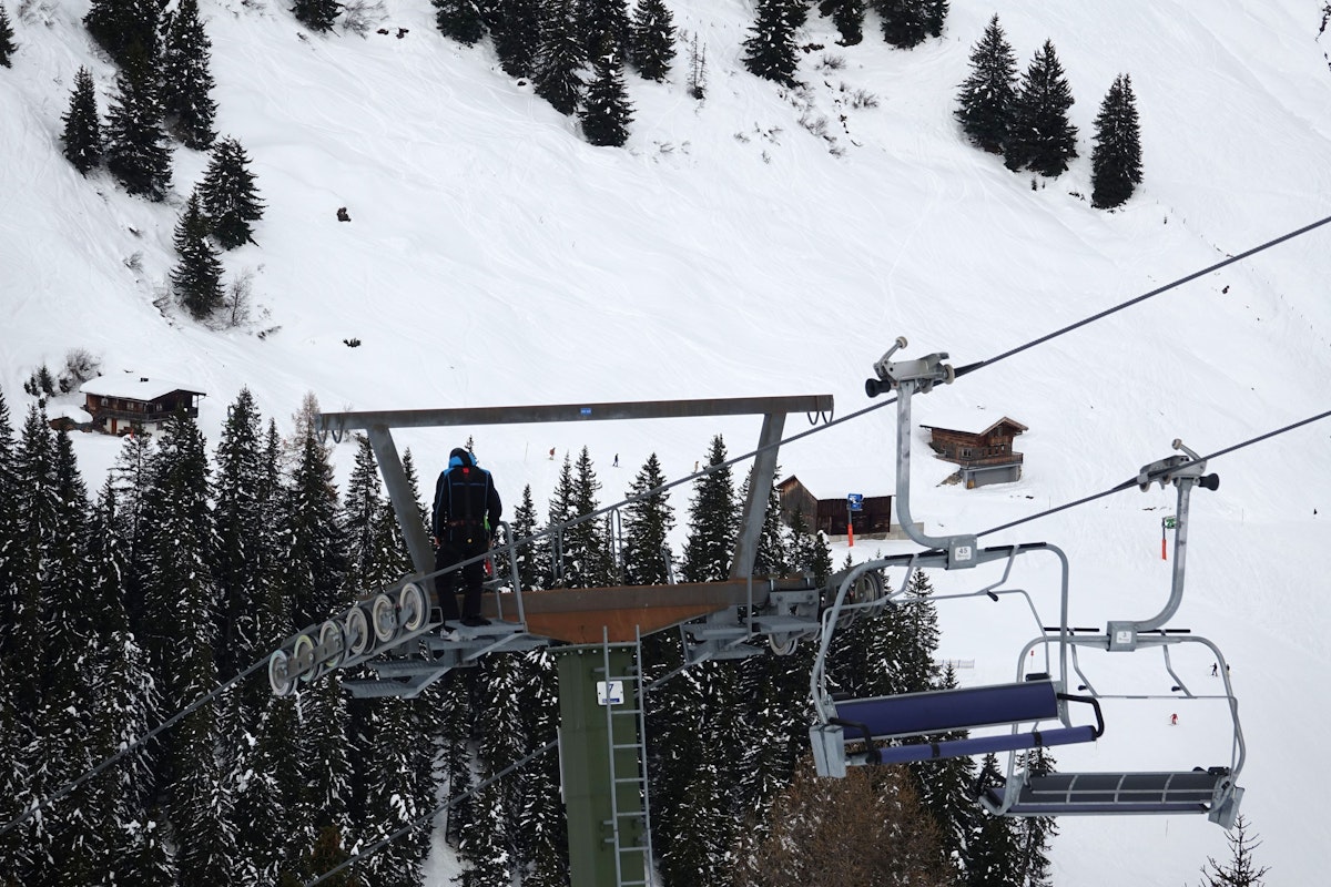 Schwendau-Liftunfall beim Vierersessellift Lärchwaldexpress  -Fotocredit: ZOOM.TIROL 