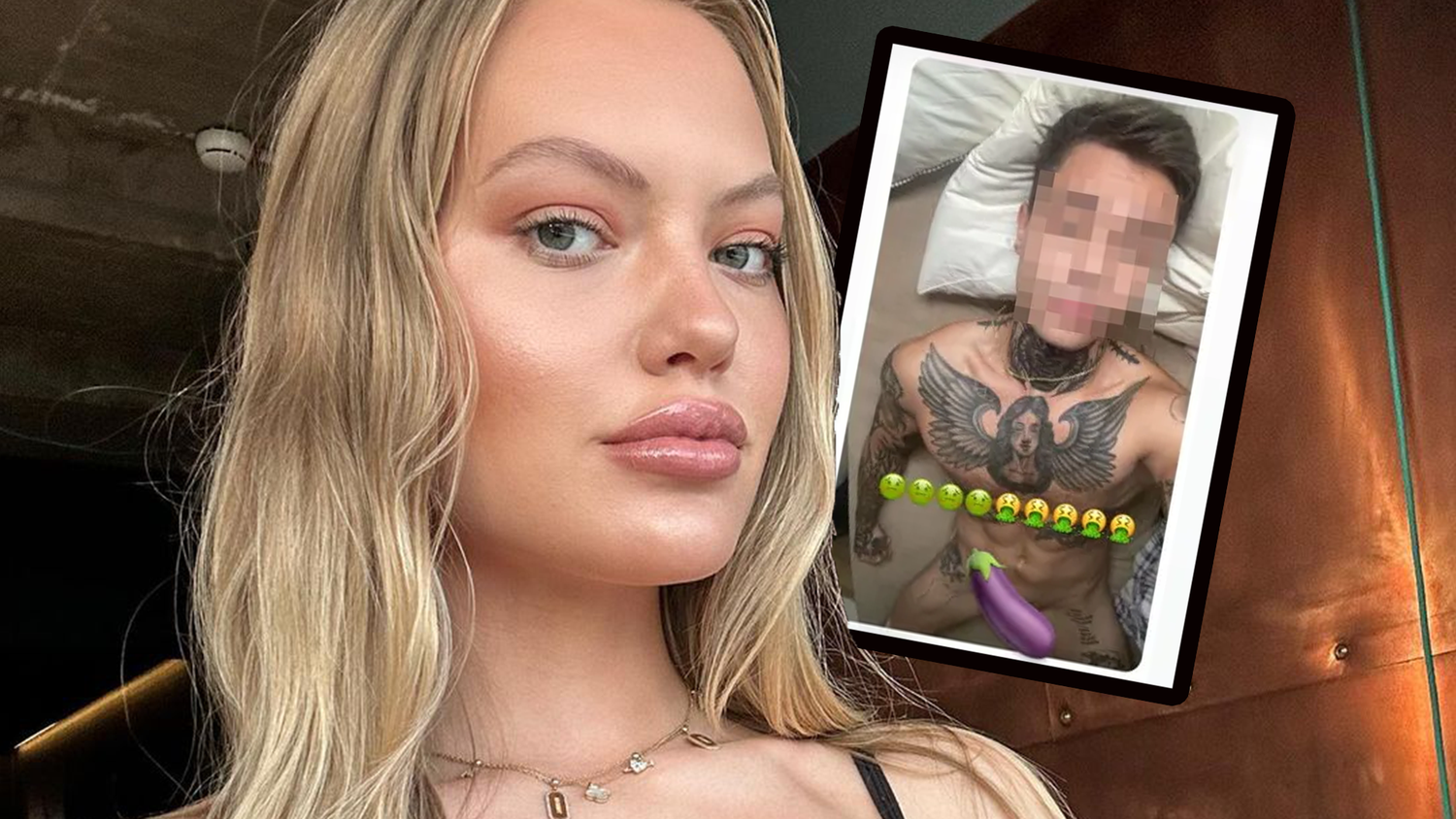 Cheyenne Ochsenknecht entblößt ihren Verehrer.