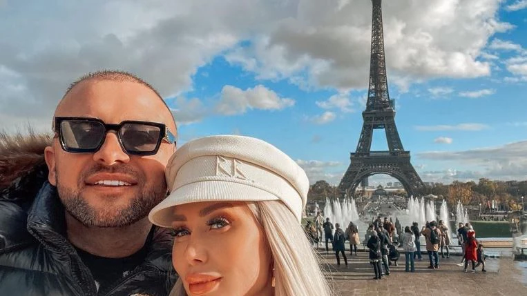 Robert Bull und seine Verlobte Sara Nilsen. Der Brite wurde am 1. Dezember 2023 für bankrott erklärt.