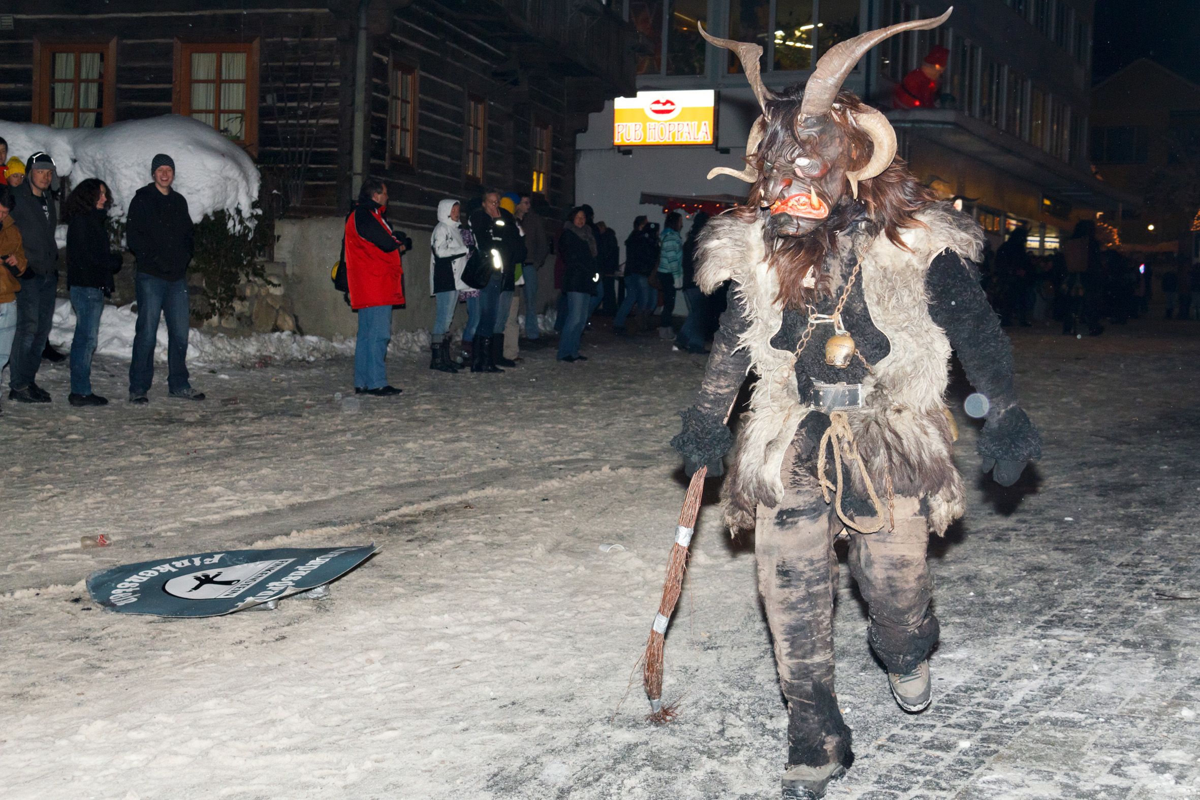 Die Polizei musste bei einem Krampuslauf in Straßburg ausrücken (Symbolbild).