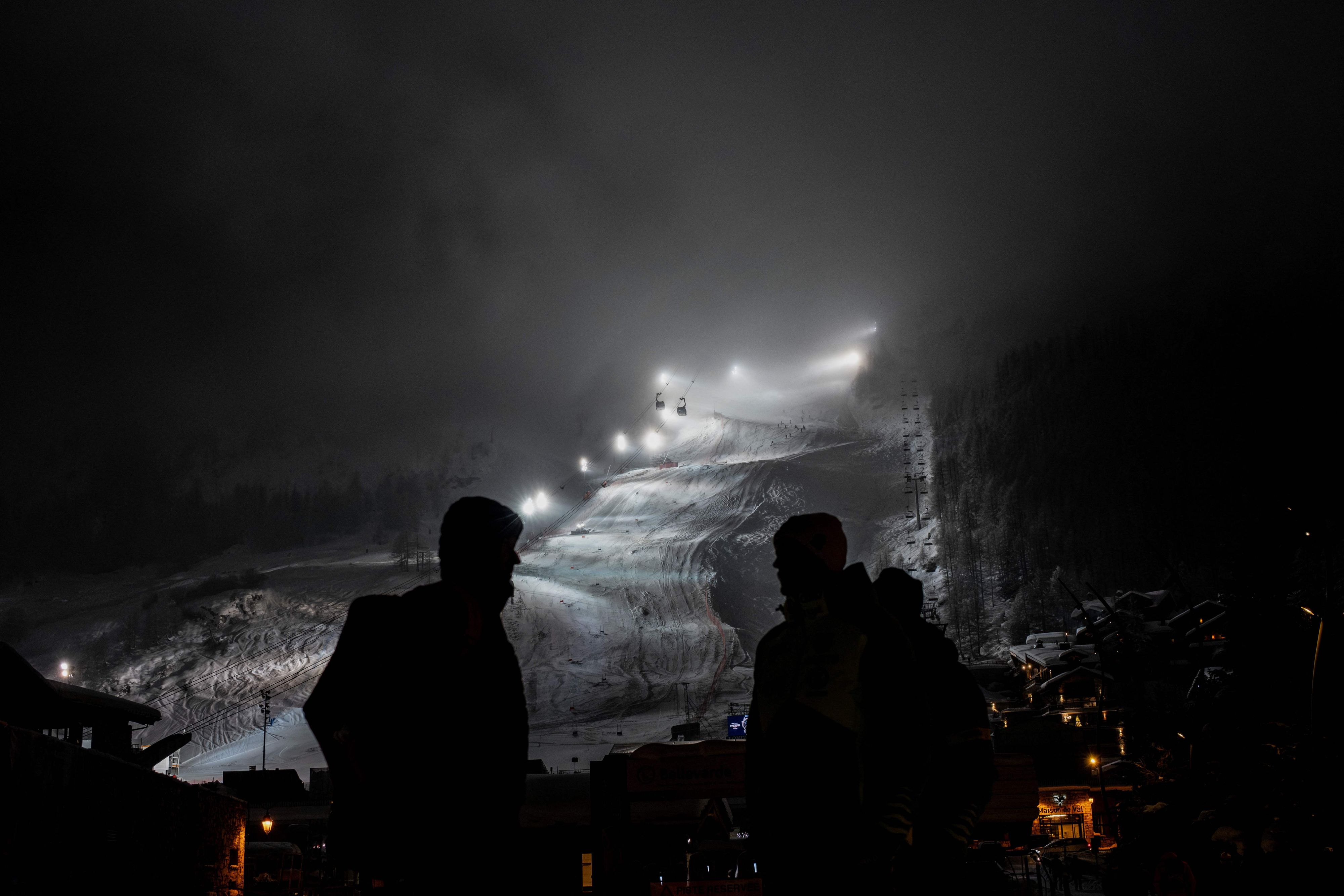 Neuschnee in Val d'Isere