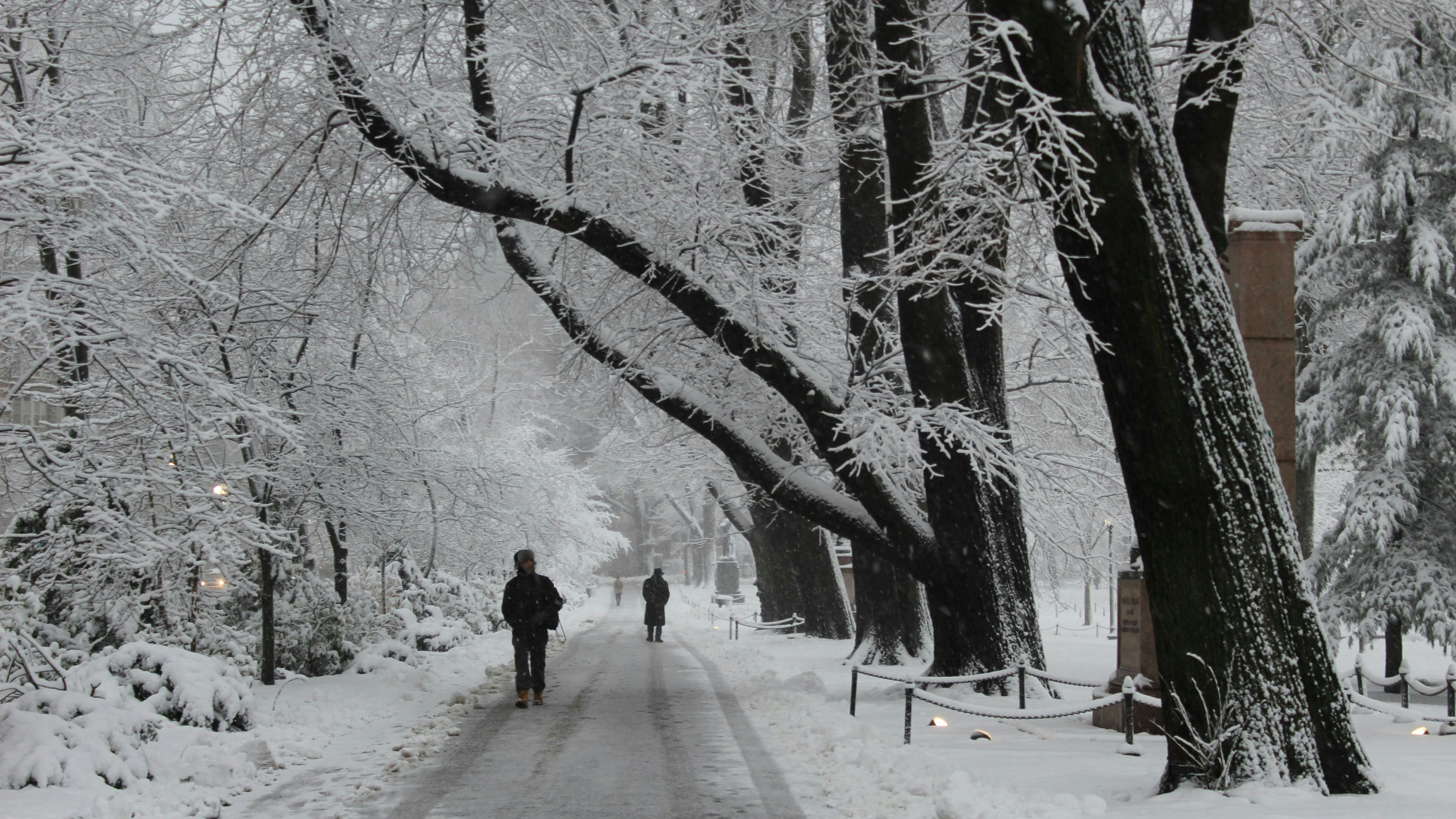 Der Schnee ist vielerorts bald Geschichte, es bleibt aber eine dicke Glatteis-Schicht.
