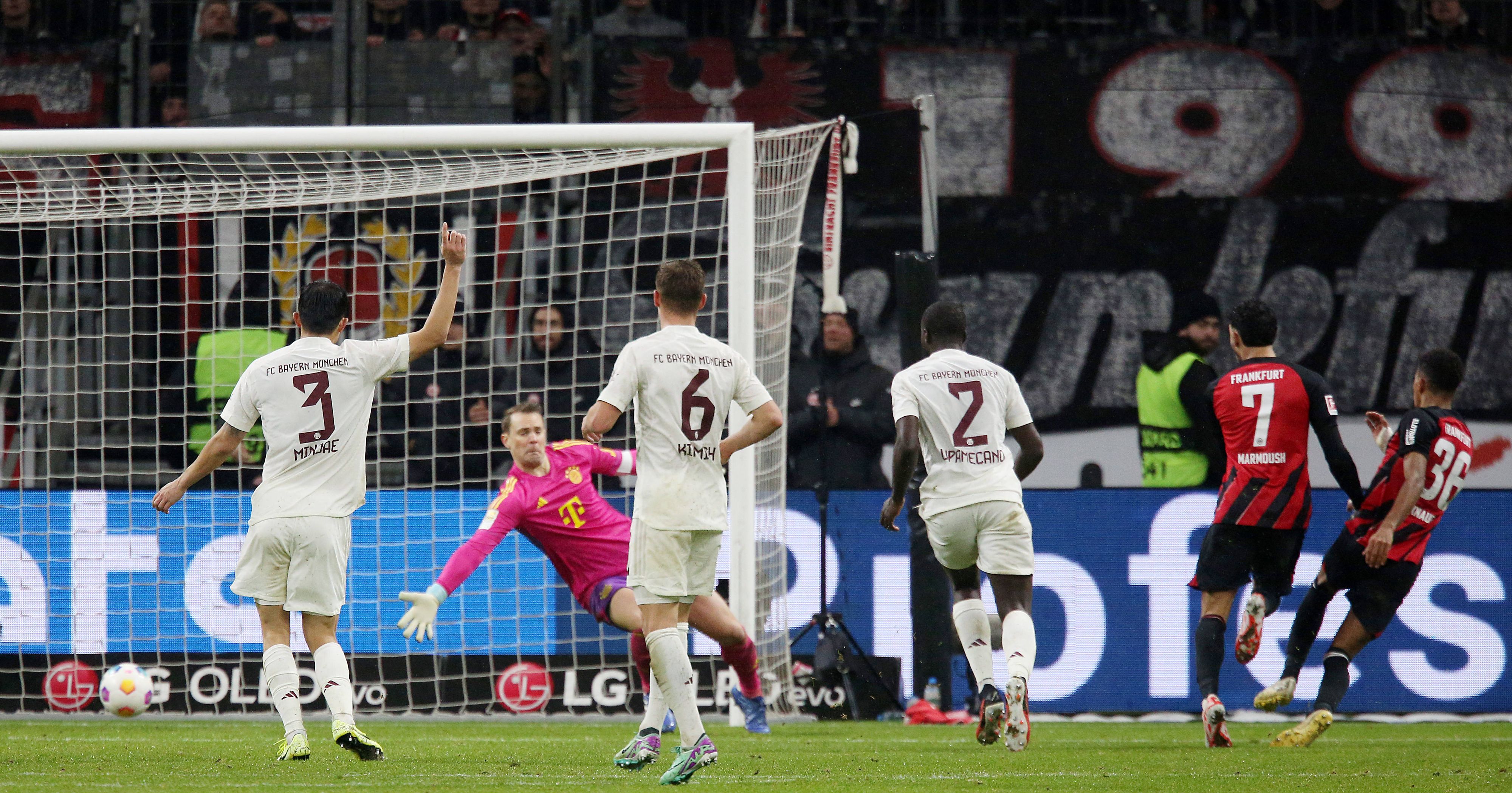 Bayern geht in Frankfurt unter