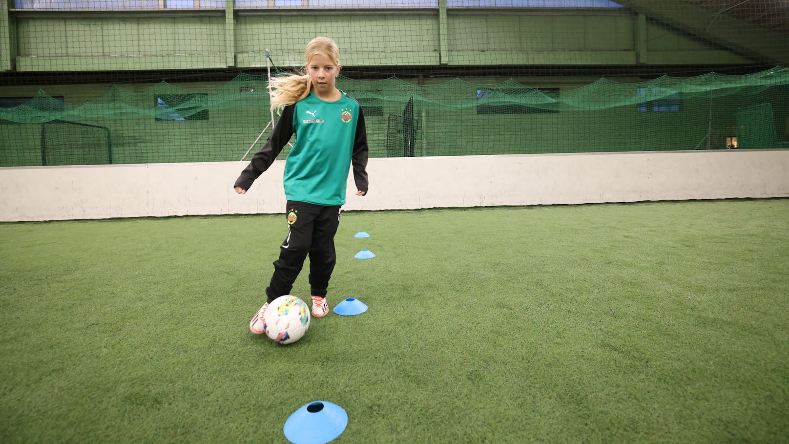 Fußball bedeutet der Neunjährigen aus NÖ alles.