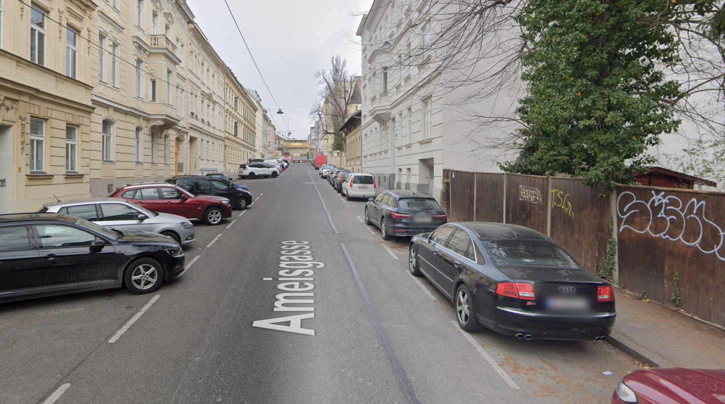 Brutalster Angriff auf eine Frau in der Ameisgasse in Wien-Penzing.