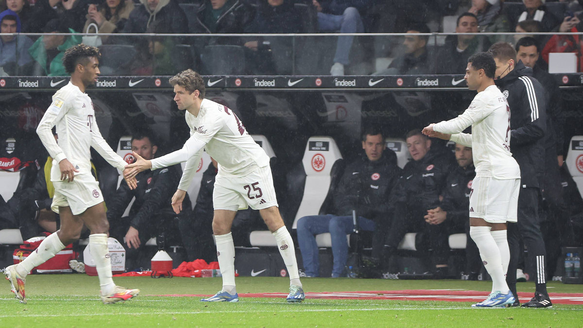 Die Bayern schlitterten in ein 1:5 Debakel gegen Frankfurt.