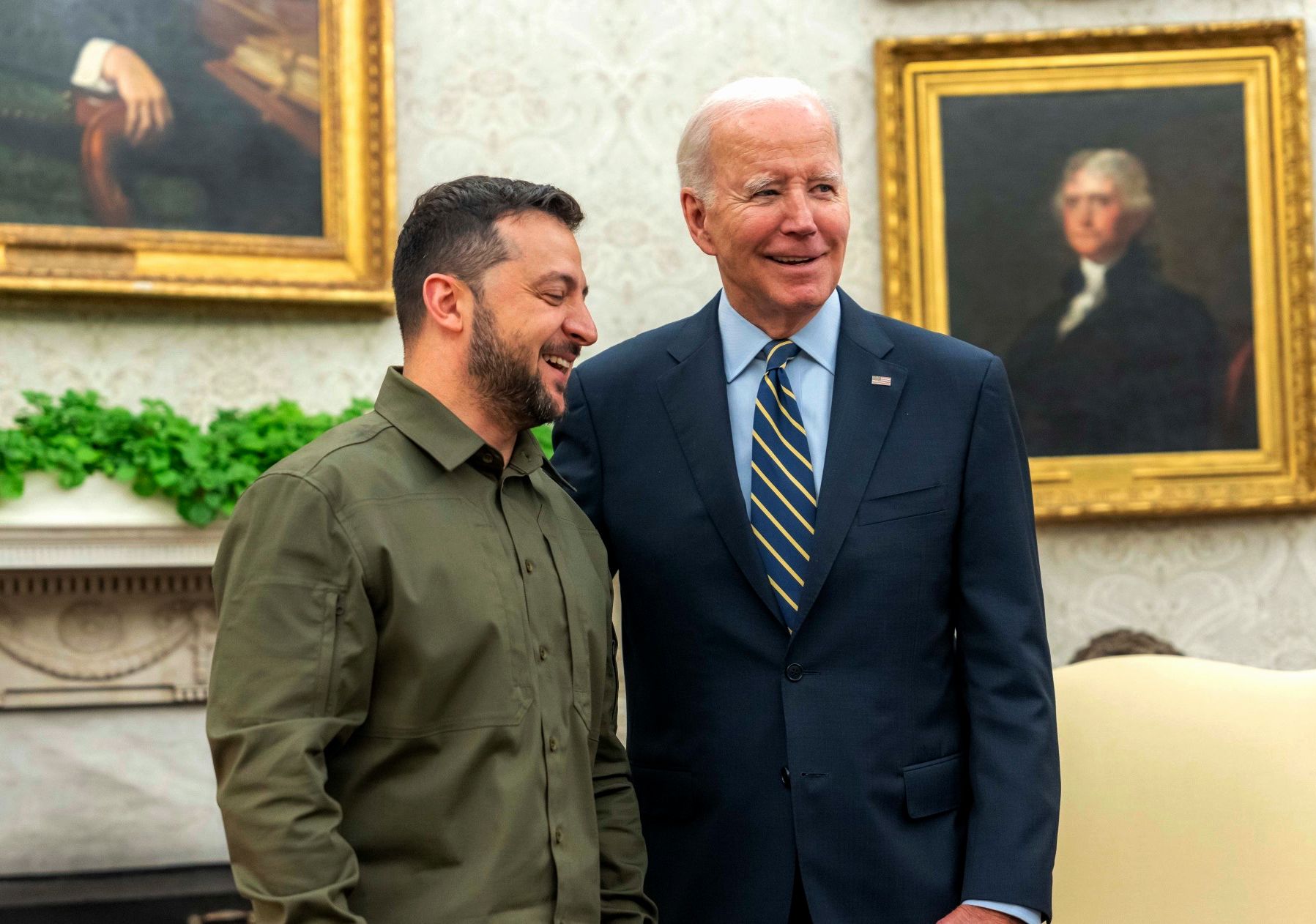 Bereits am 22. September 2023 war Wolodimir Selenski bei seinem Amtskollegen Joe Biden im Weißen Haus zu Gast. 