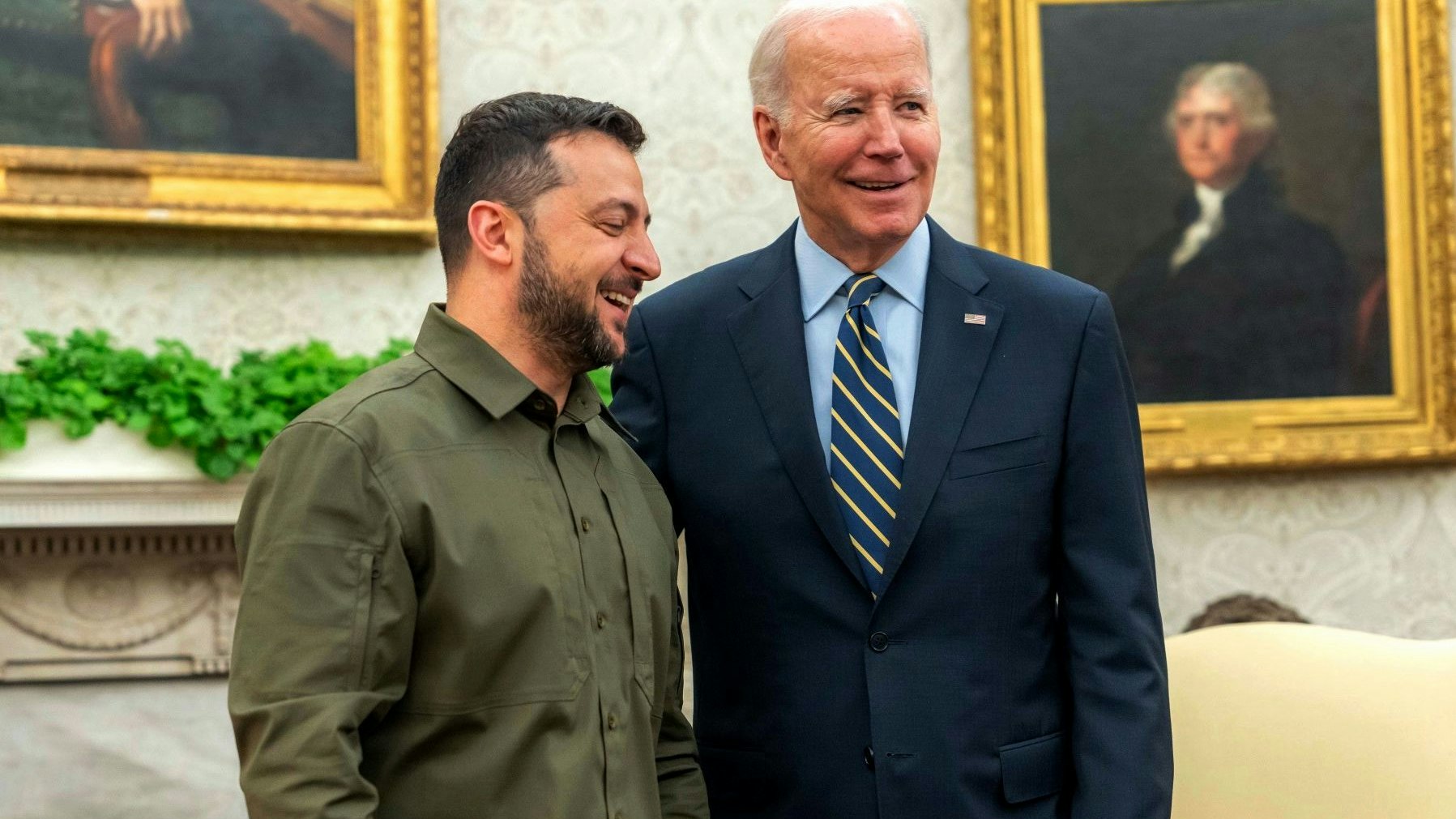 Bereits am 22. September 2023 war Wolodimir Selenski bei seinem Amtskollegen Joe Biden im Weißen Haus zu Gast. 