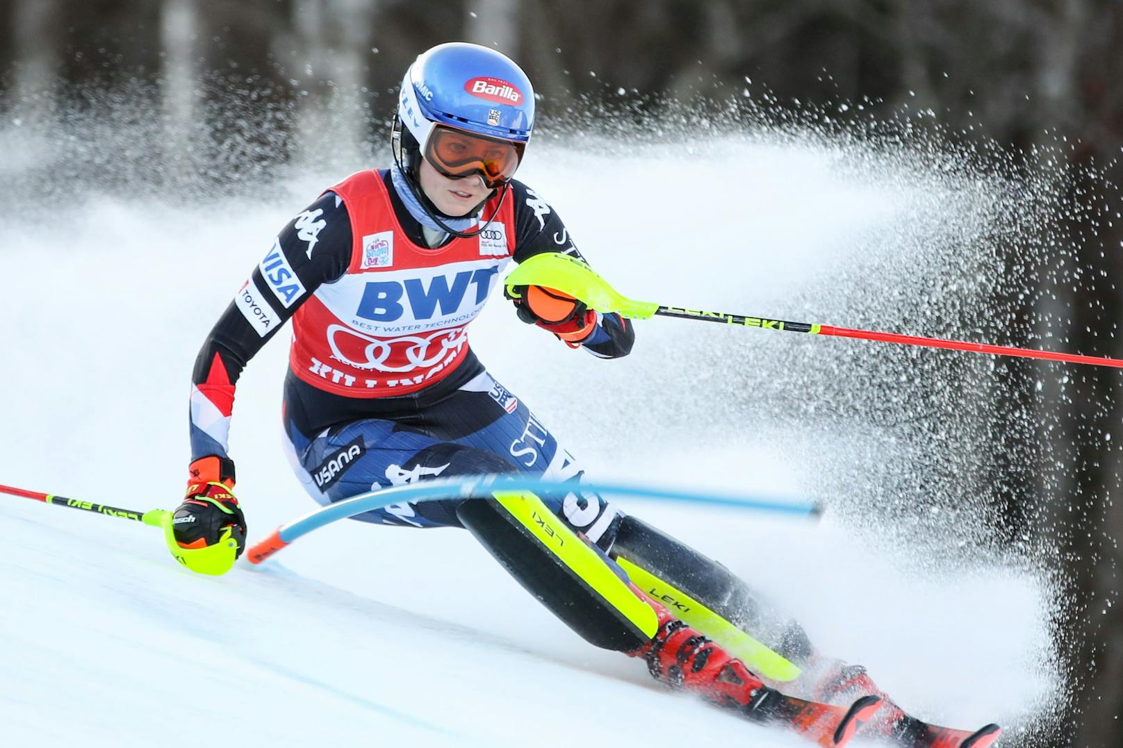 Mikaela Shiffrin sorgte im Slalom von Killington für ihren zweiten Saisonsieg, gewann das zweite Rennen in den USA vor Petra Vlhova und Wendy Holdener.