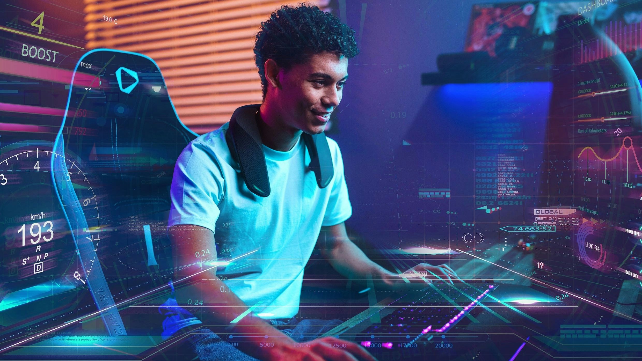 Panasonic Gaming Nacken-Lautsprecher SC-GNW10 ab sofort erhältlich.