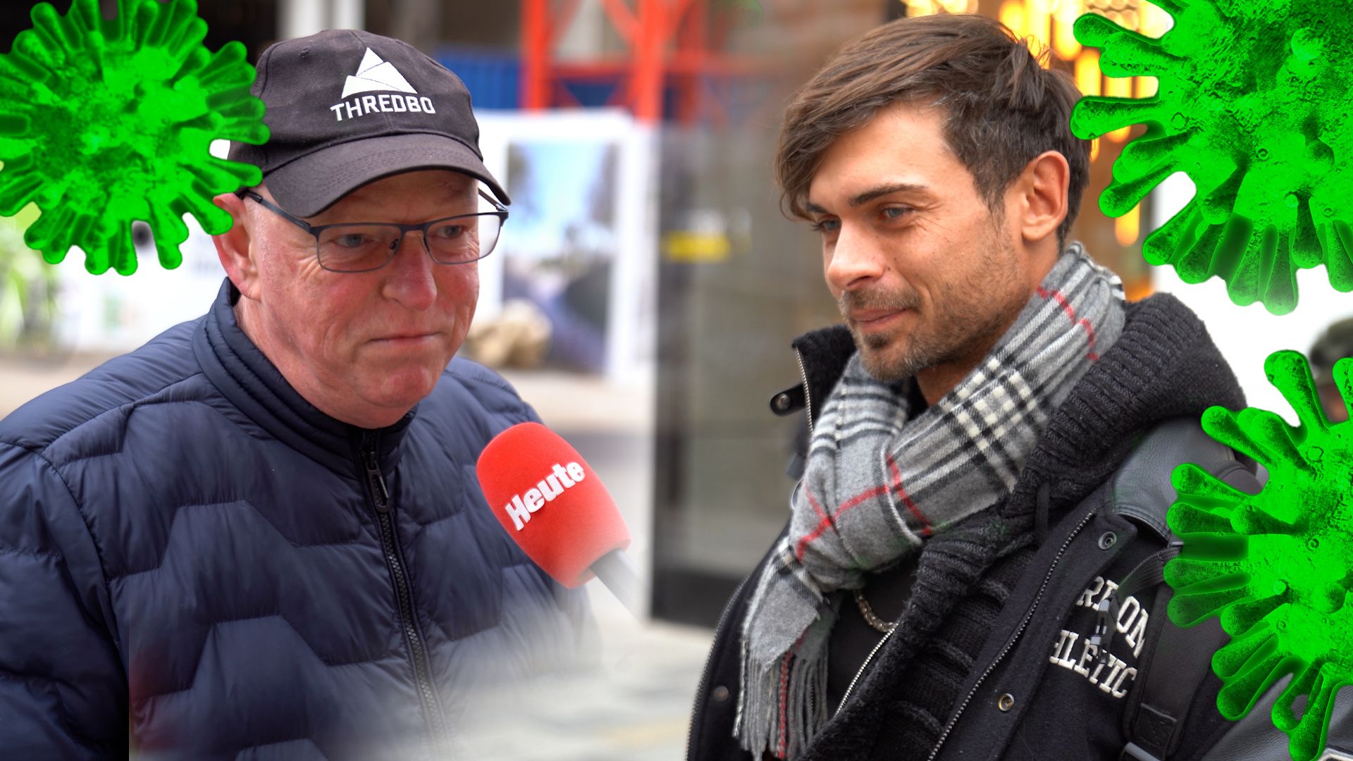 Stefan (64) ist 6-mal geimpft, Patrick (34) hält nichts von Corona.