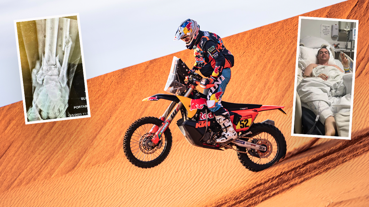 Matthias Walkner will nach seinem Horror-Sturz wieder zurück auf das Bike.