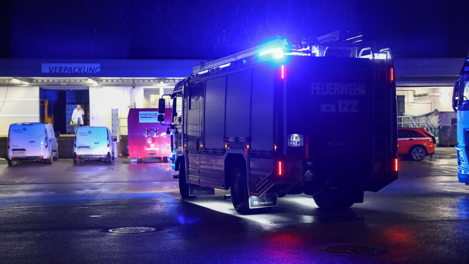 Die Feuerwehr belüftete die Räumlichkeiten.