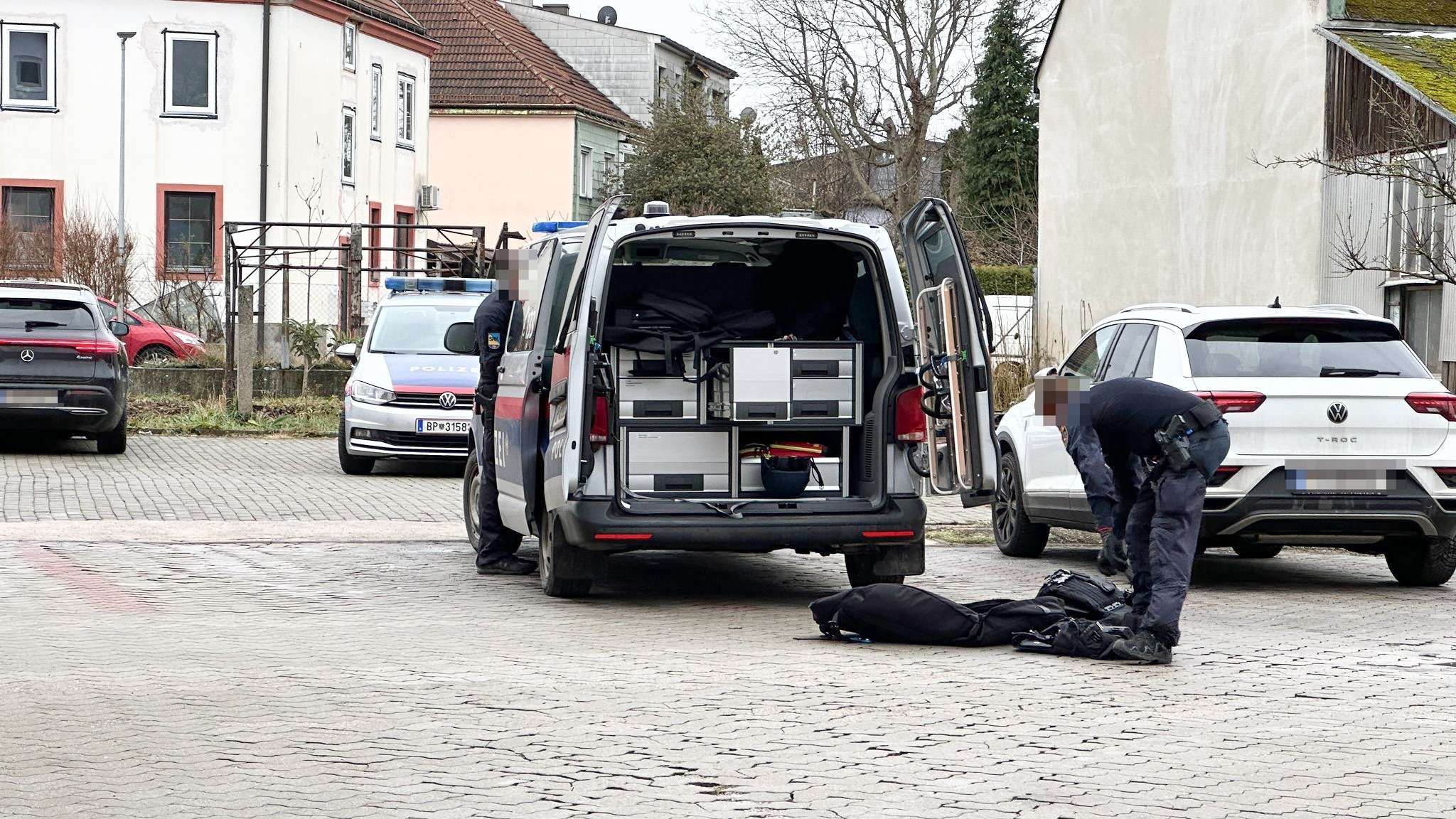 Polizeieinsatz in Sankt Pölten