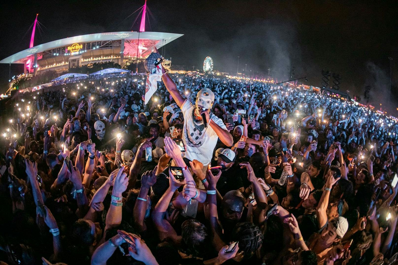 Das Rolling Loud gilt als das größte Hip-Hop und Rap-Festival. Hier A$AP Rocky beim Festival 2023 in Miami.