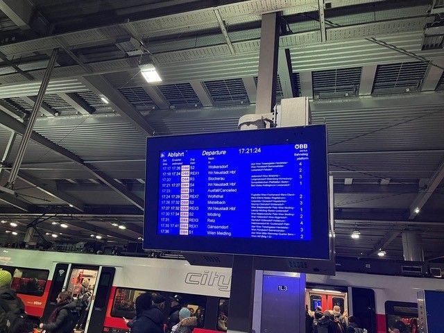 Der Mann musste über eine 