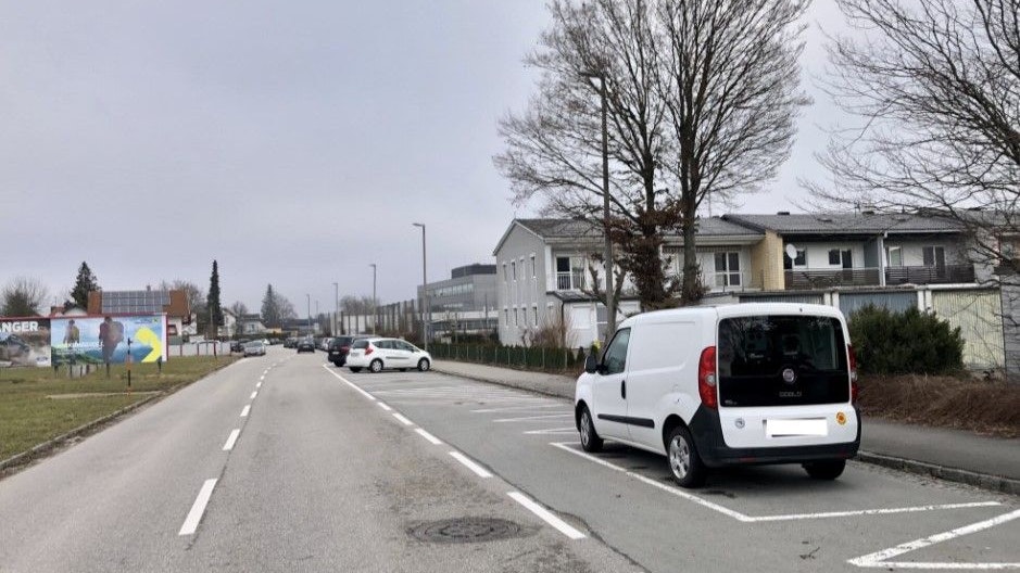 Das mobile Radar in Ried wurde an einen neuen Standort gebracht.