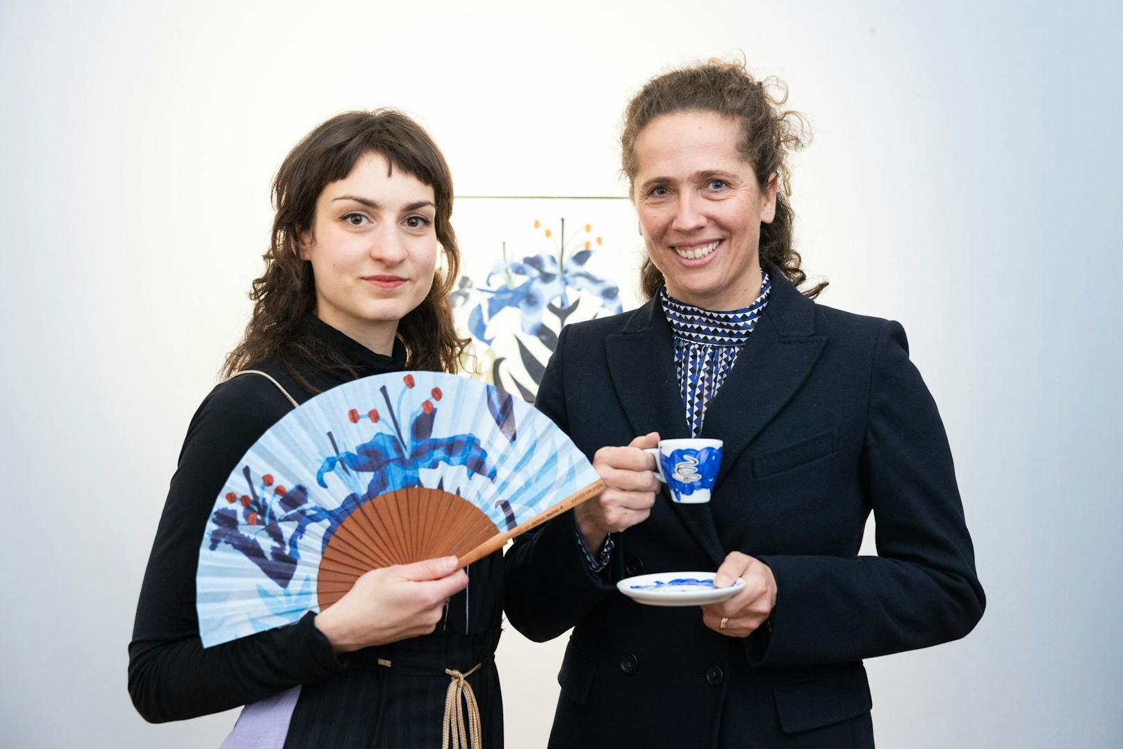 Kaffeesiederball-Fächerpräsentation: Eva Yurková und Christina Meinl