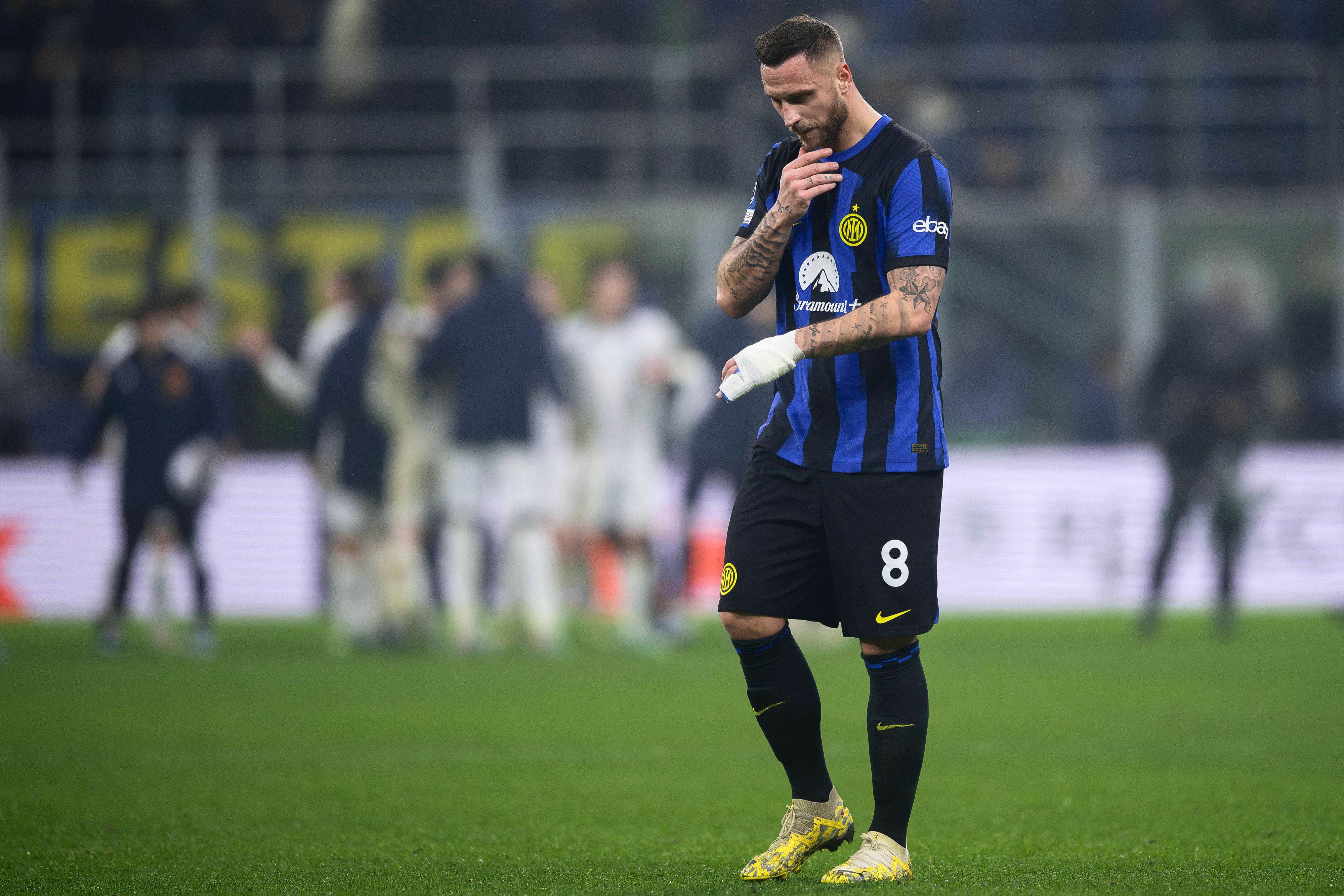 ÖFB-Kicker Marko Arnautovic war in der Champions League nicht in Top-Form.