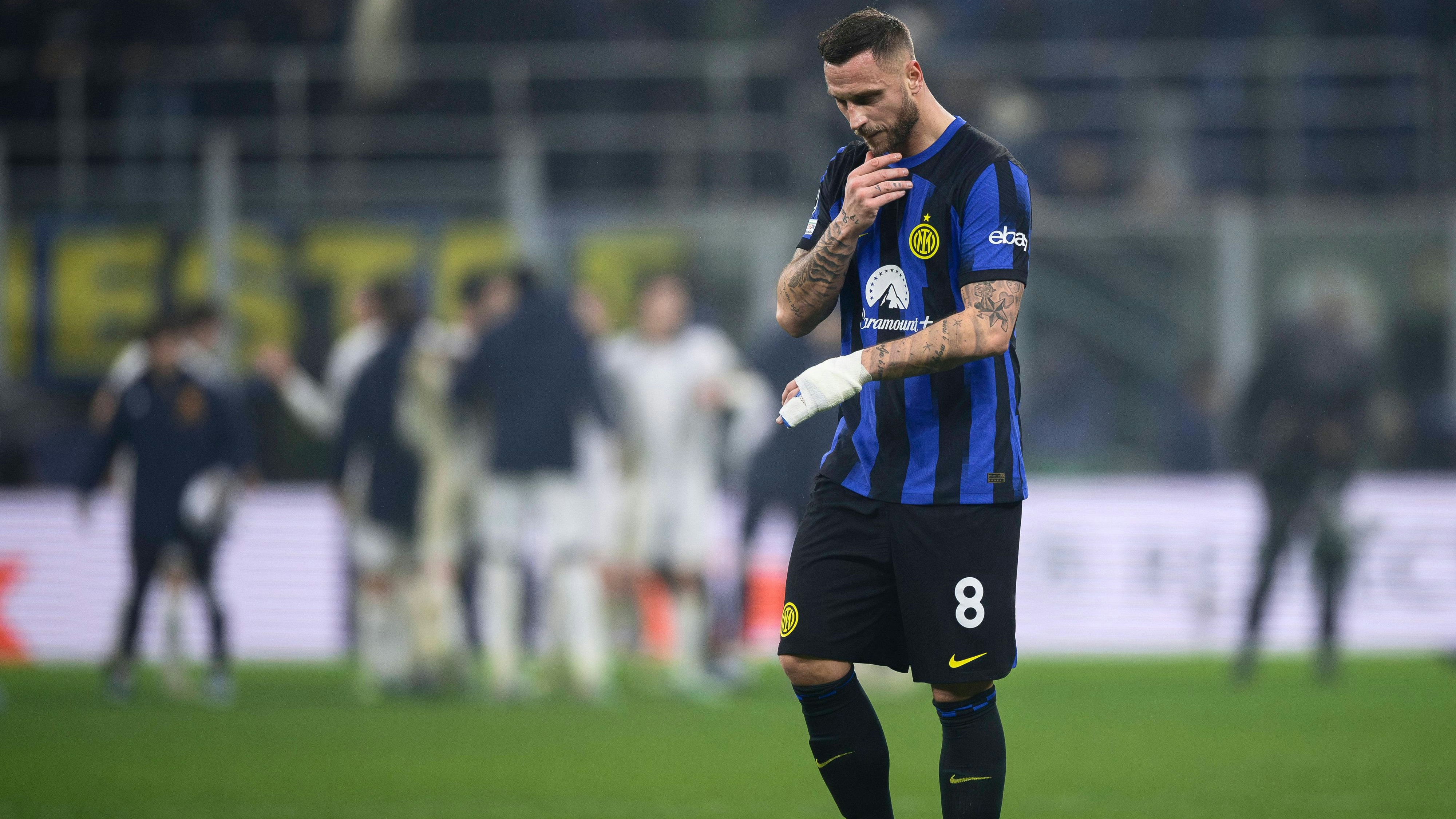 ÖFB-Kicker Marko Arnautovic war in der Champions League nicht in Top-Form.