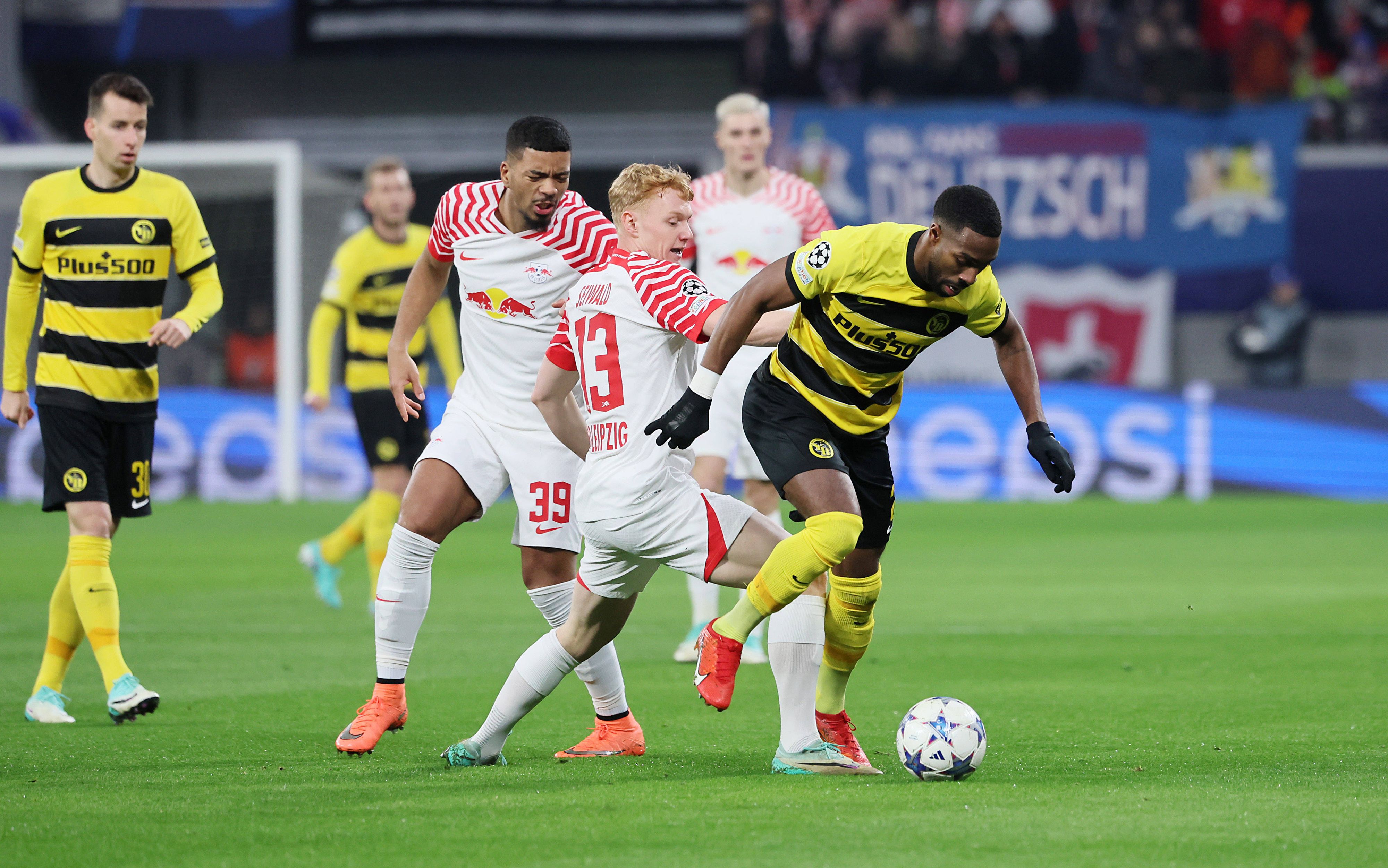 ÖFB-Teamspieler Nicolas Seiwald gegen die Young Boys Bern. 