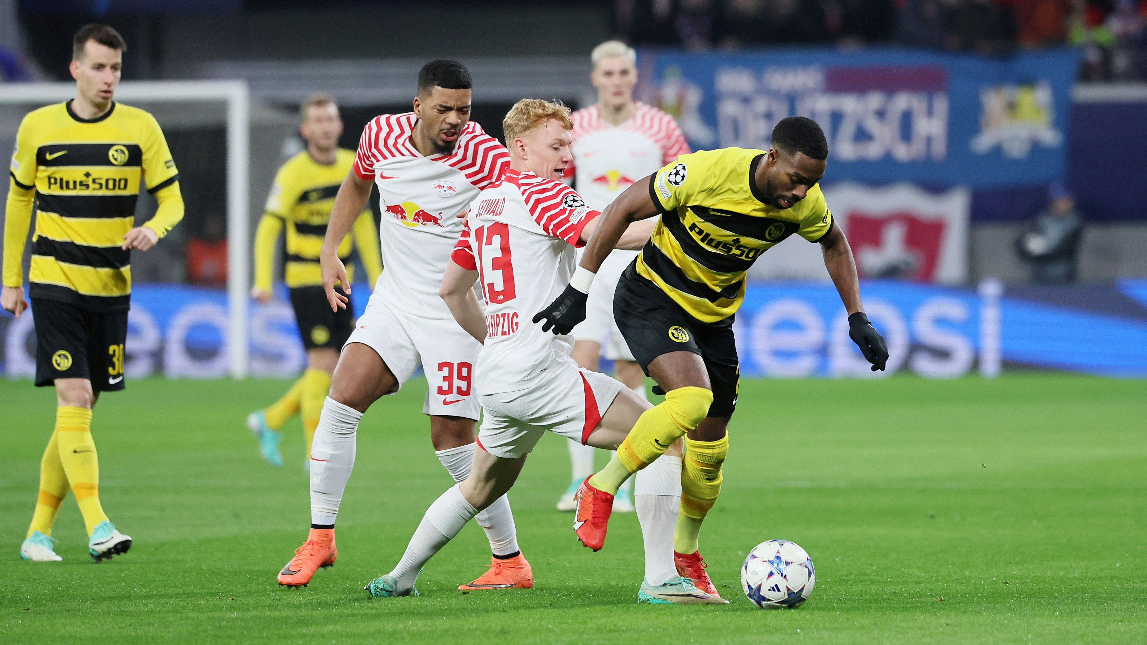 ÖFB-Teamspieler Nicolas Seiwald gegen die Young Boys Bern. 