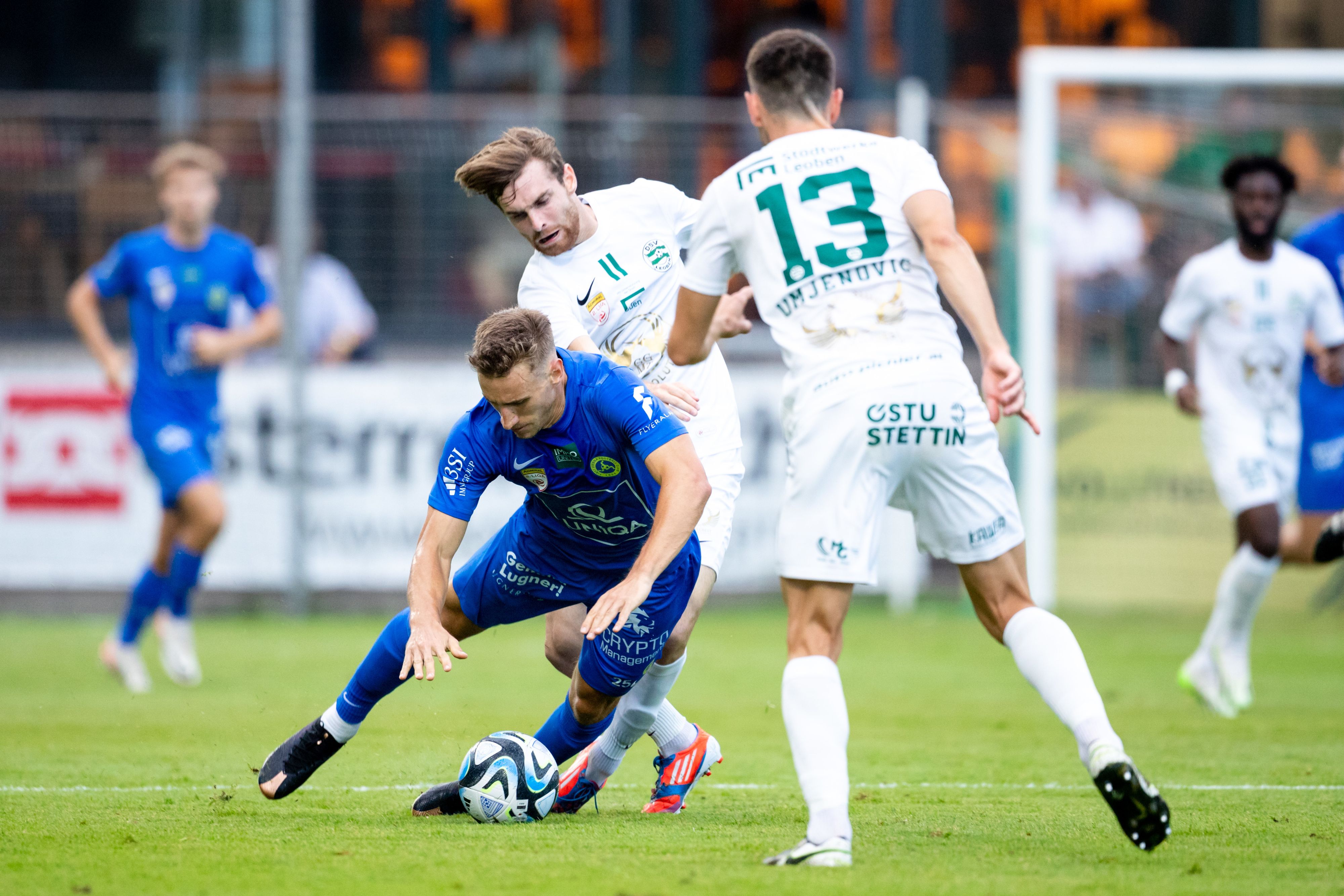 In der 2. Liga liegt der DSV Leoben auf Rang sieben.