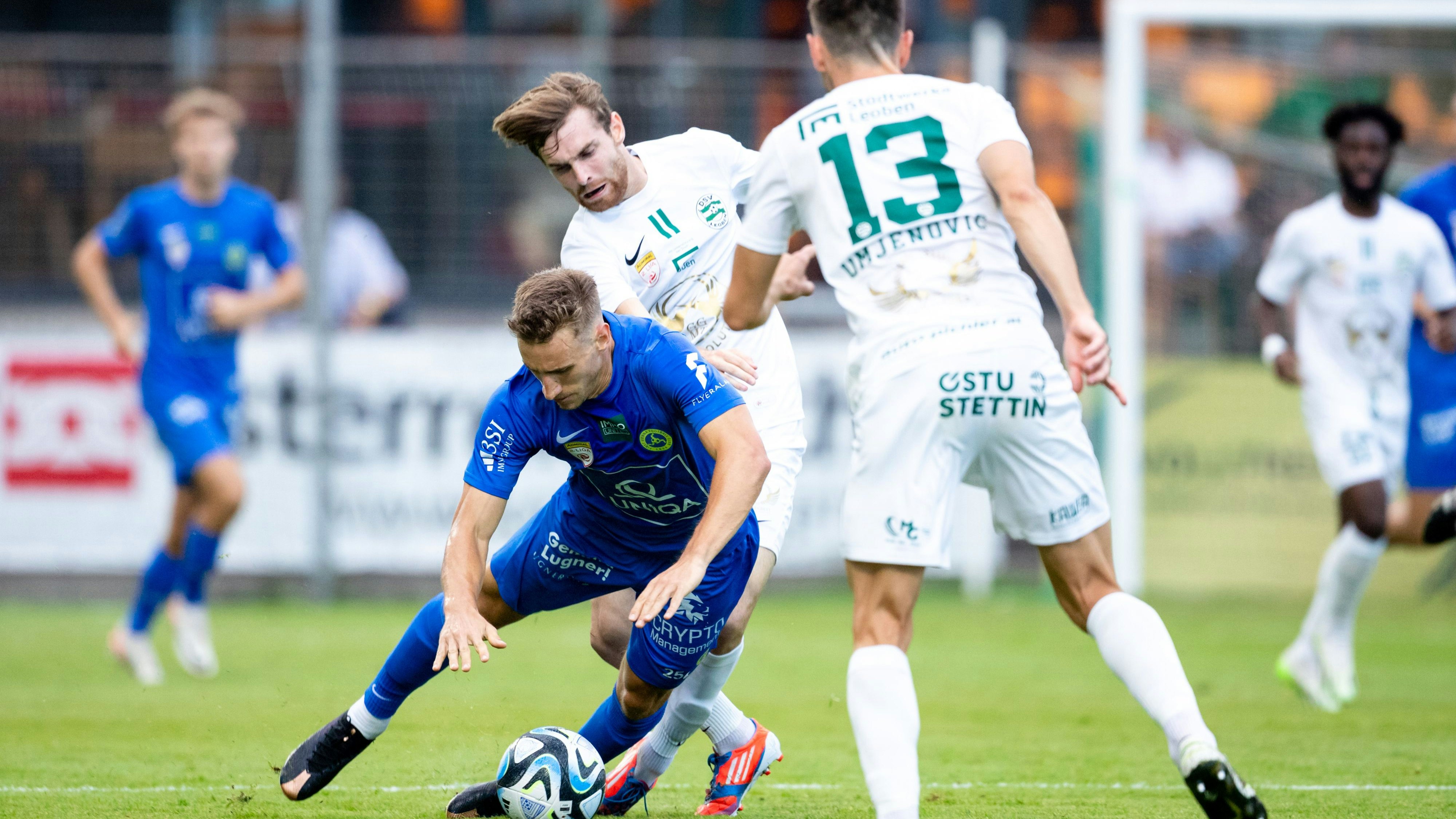 In der 2. Liga liegt der DSV Leoben auf Rang sieben.