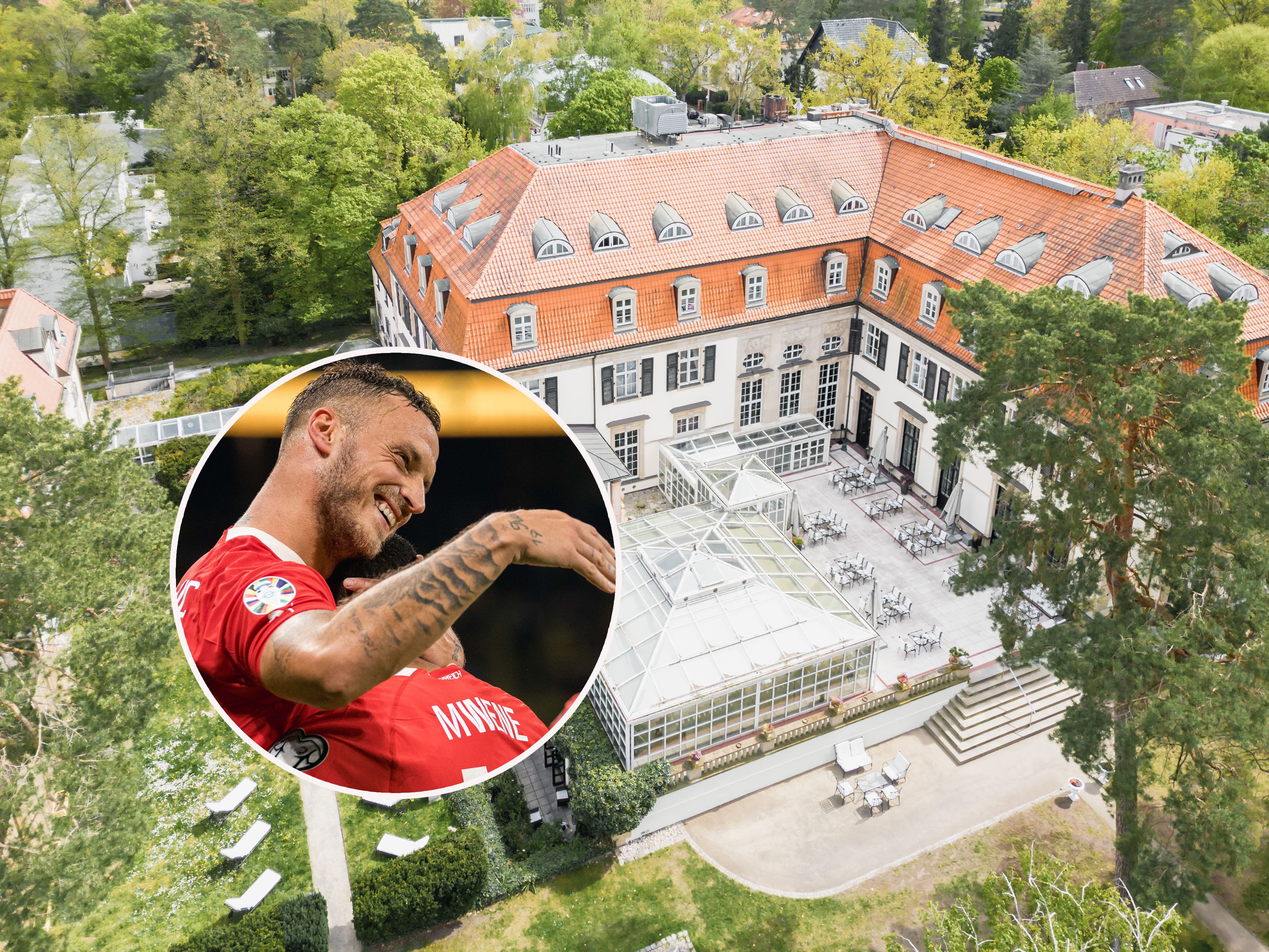 Arnautovic und Co. residieren im Schlosshotel Berlin.