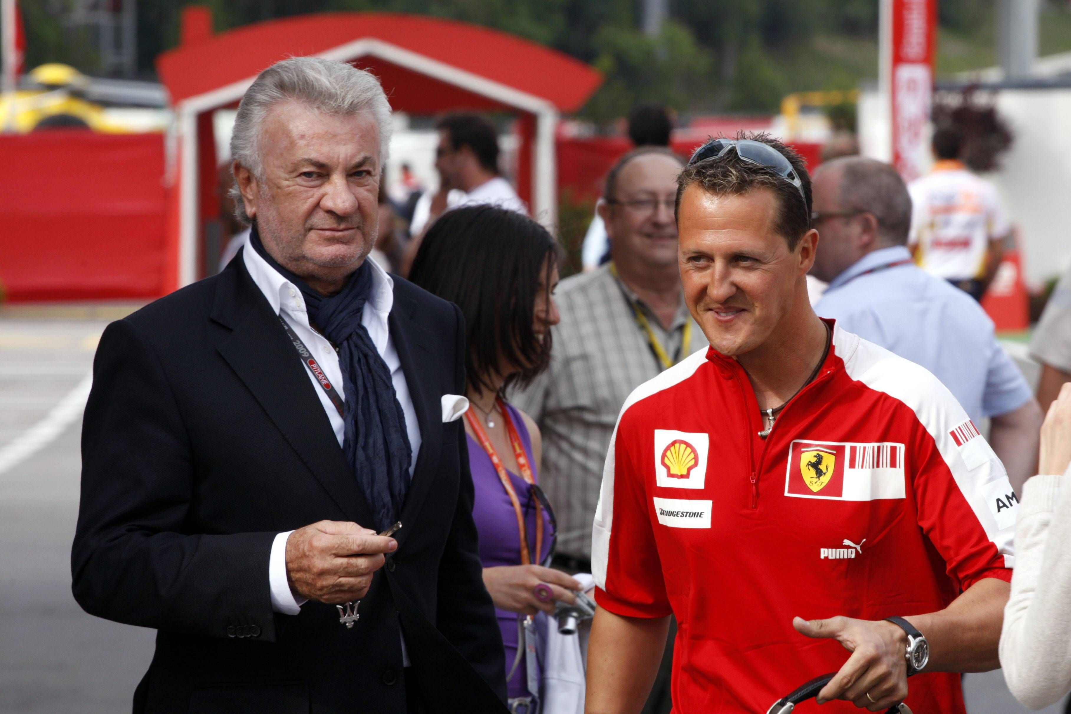 Willi Weber mit Michael Schumacher
