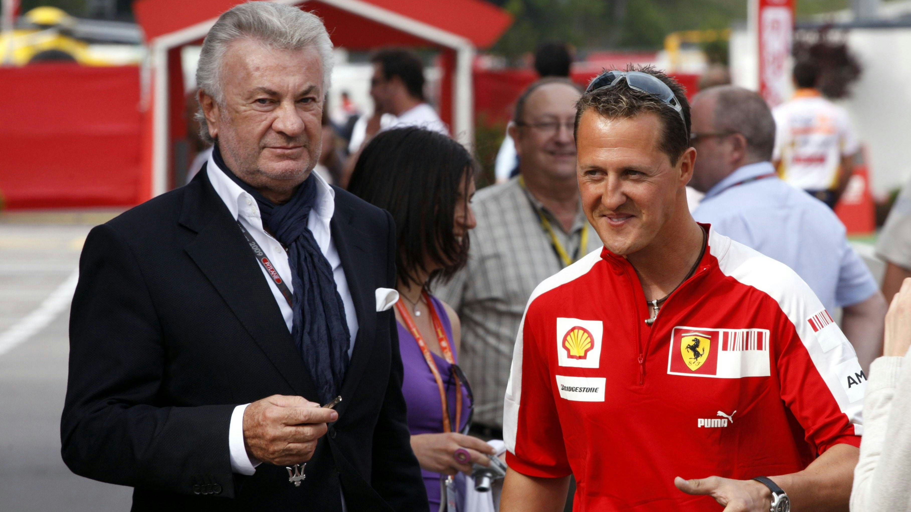 Willi Weber mit Michael Schumacher