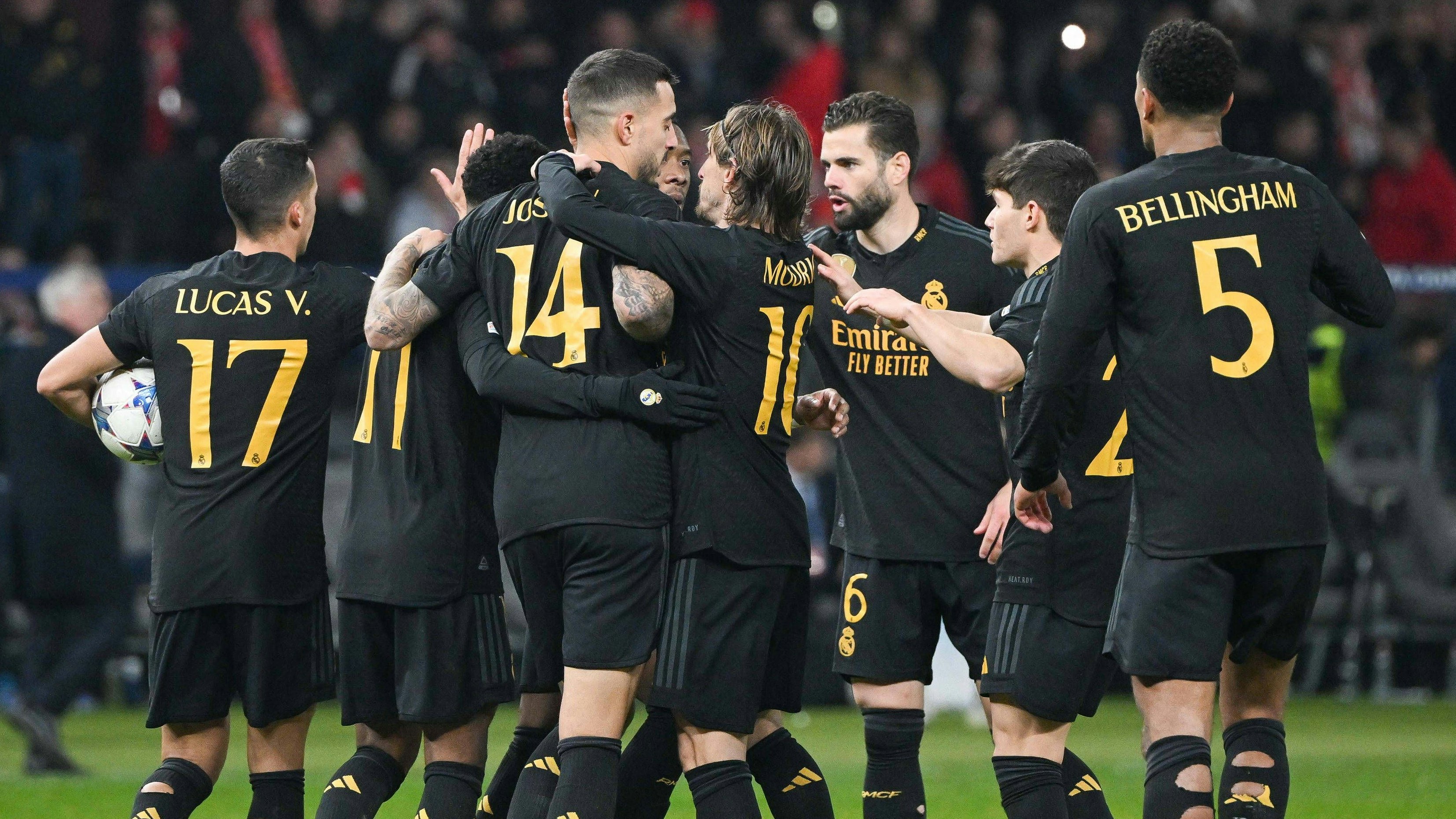 Die Real-Stars machten nach dem Sieg in Berlin die Nacht zum Tag. 